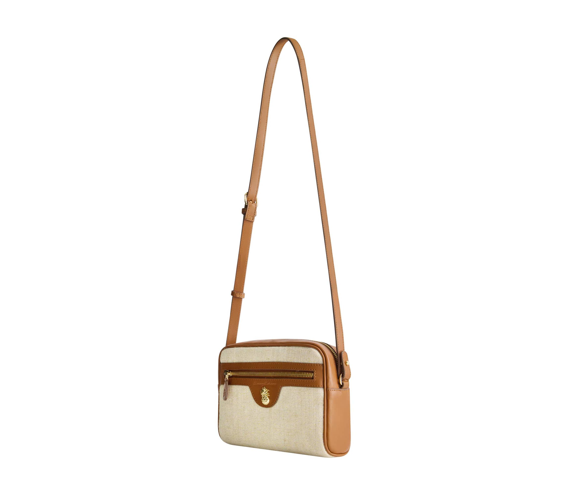 Tommy Bahama Lurex Linen Camera Bag