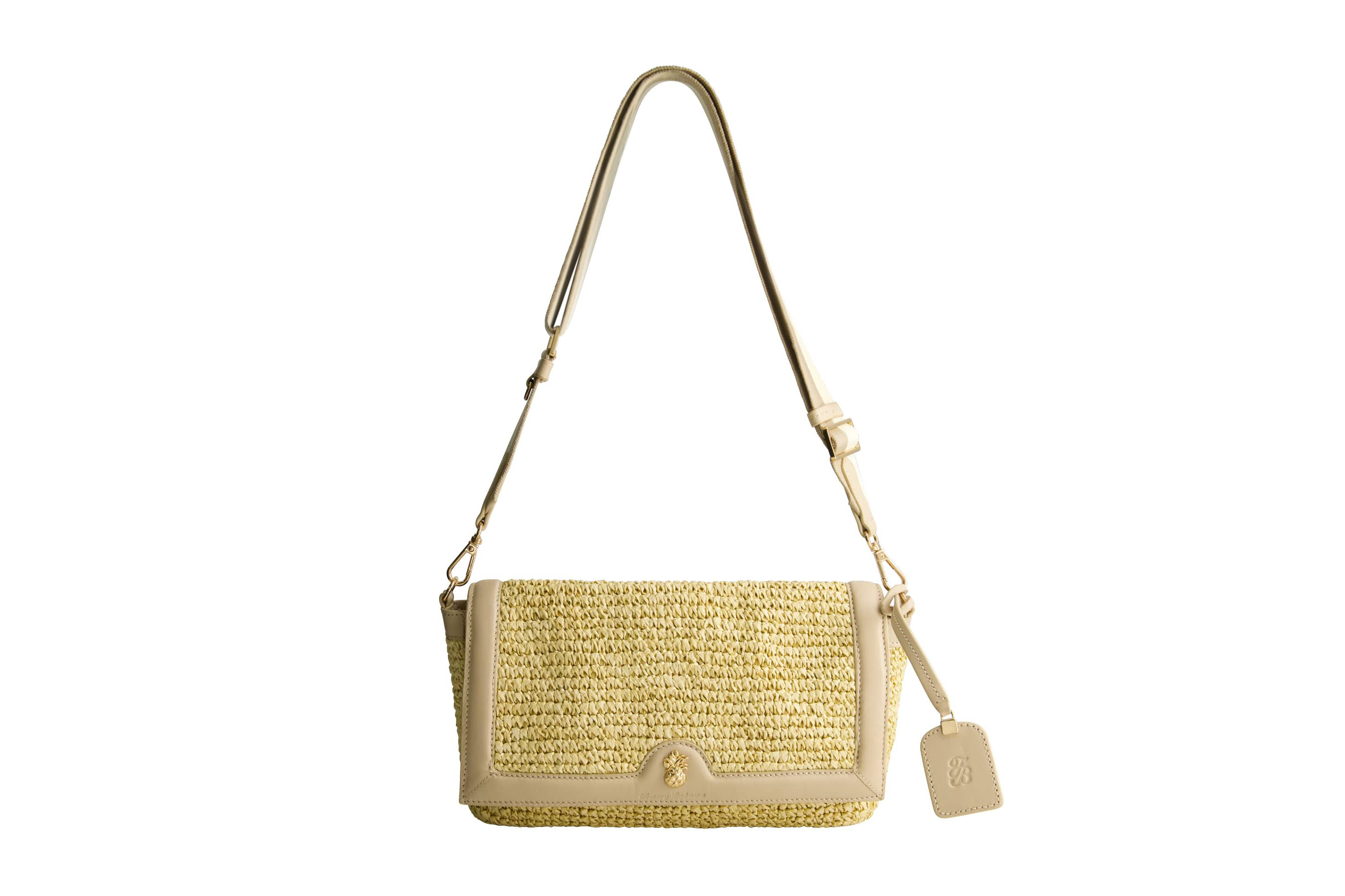 Tommy Bahama Soft Straw Long Flap Crossbody