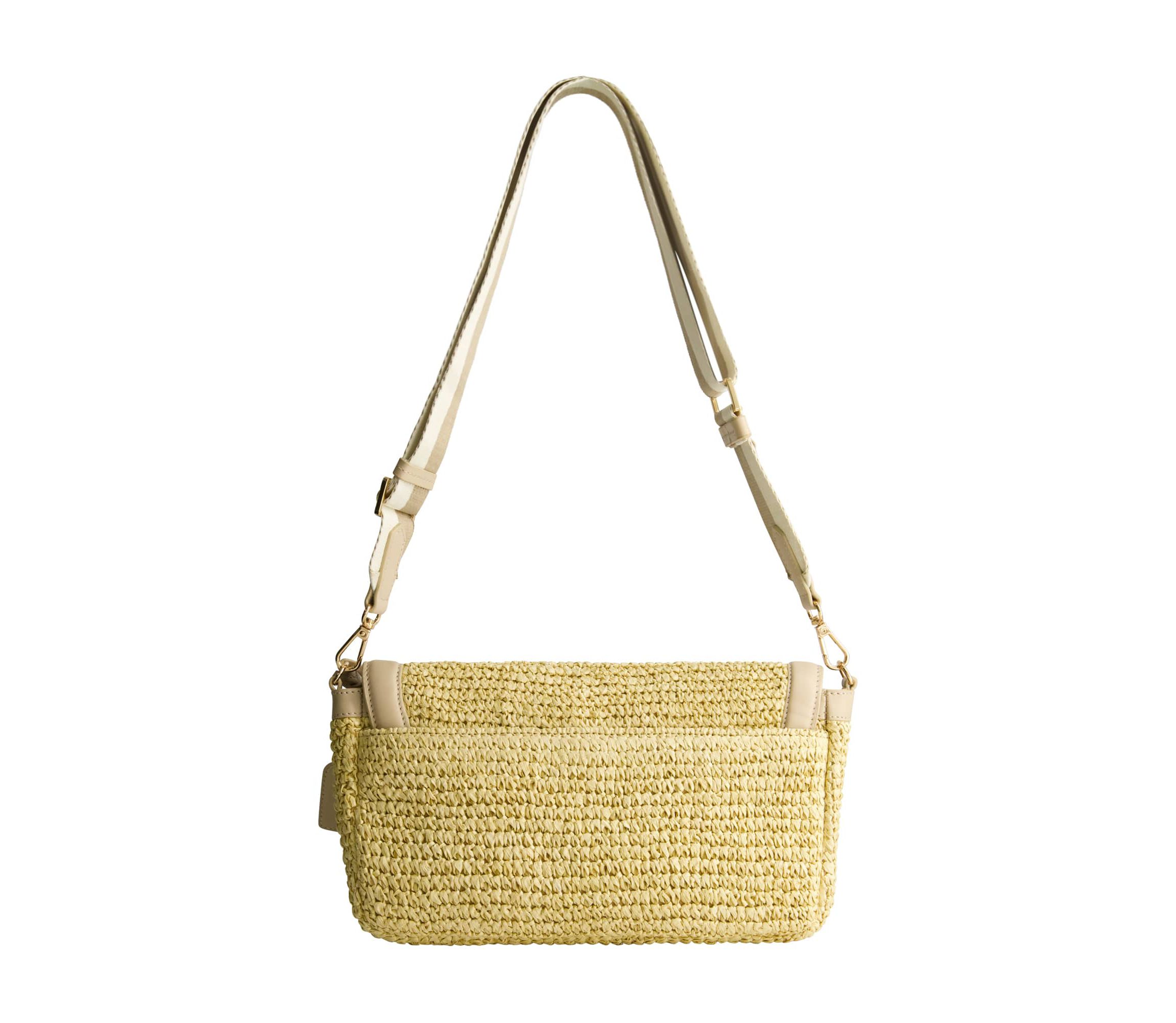 Tommy Bahama Soft Straw Long Flap Crossbody