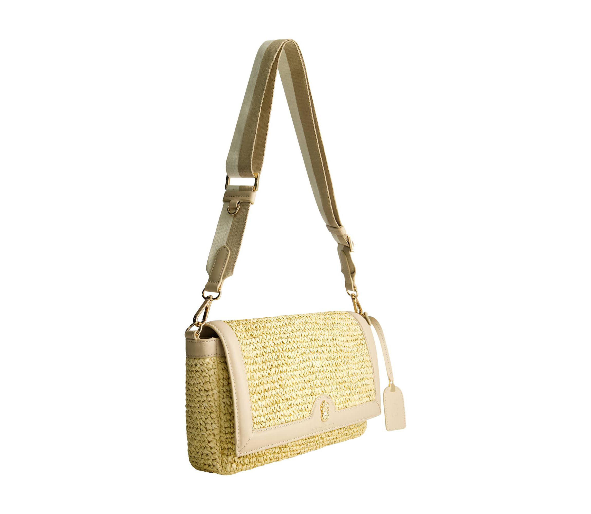 Tommy Bahama Soft Straw Long Flap Crossbody