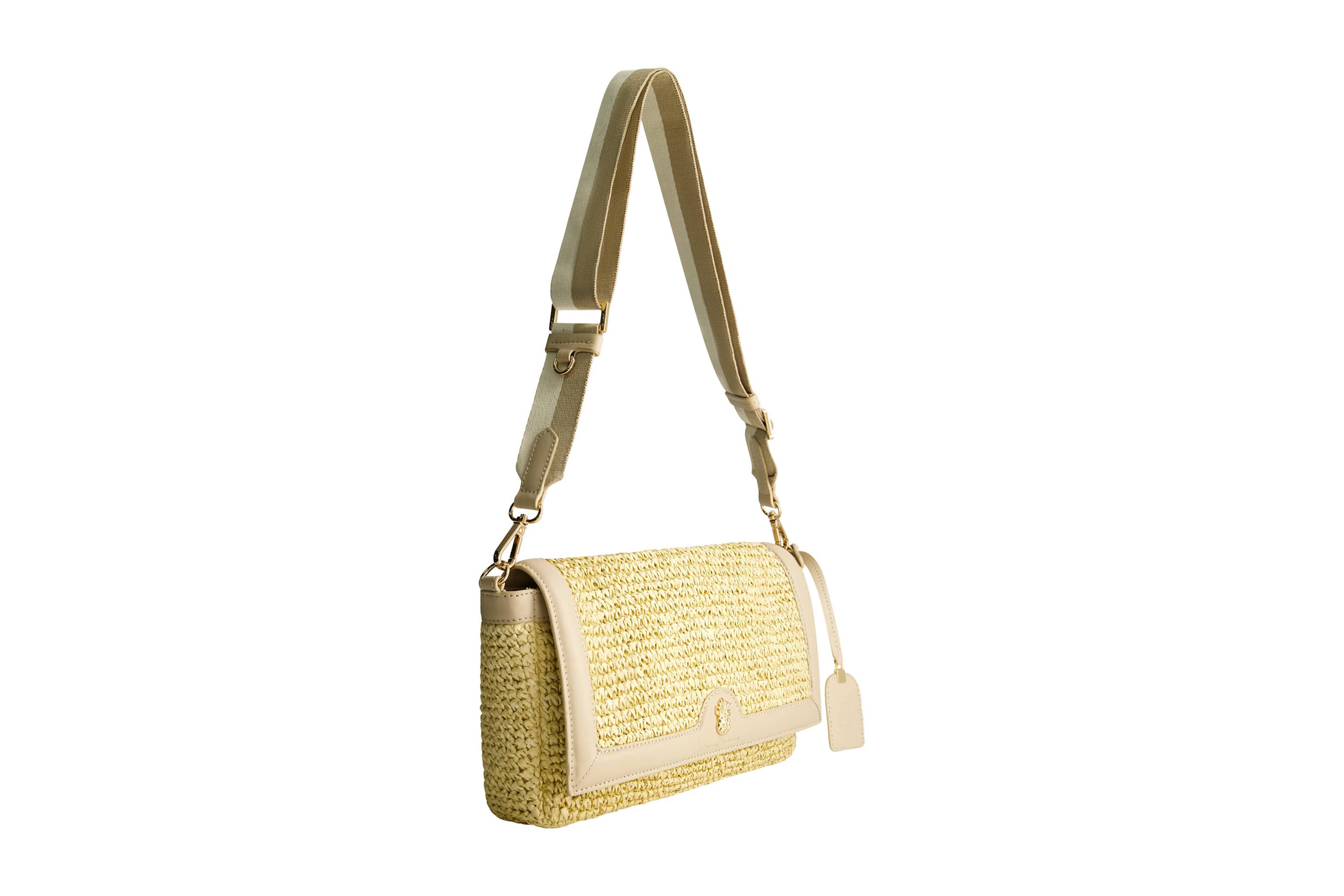 Tommy Bahama Soft Straw Long Flap Crossbody