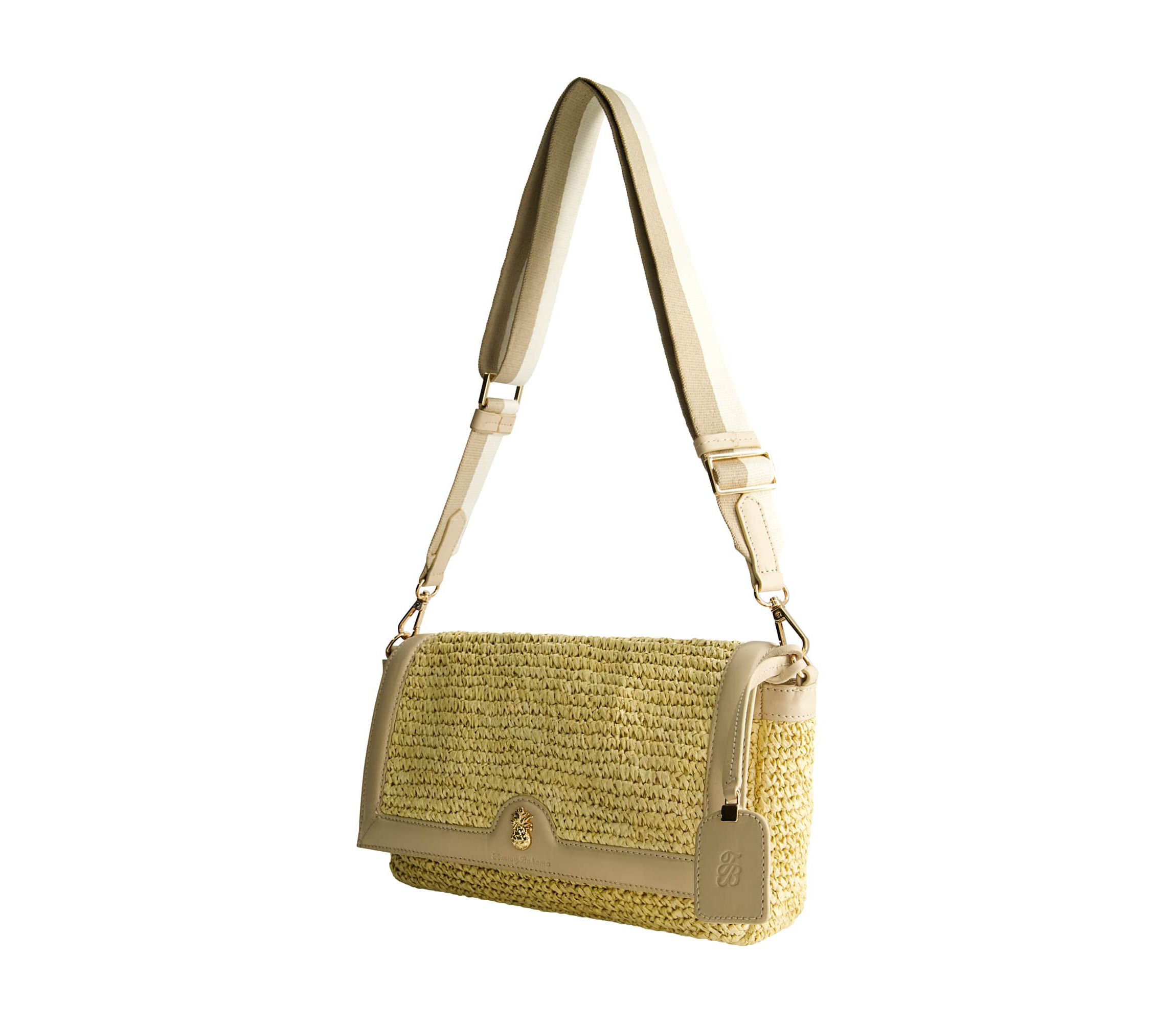 Tommy Bahama Soft Straw Long Flap Crossbody