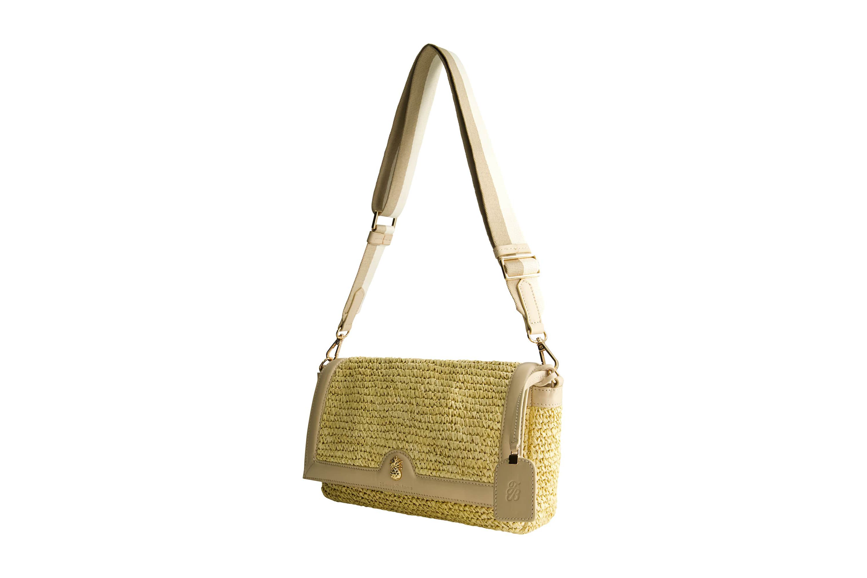 Tommy Bahama Soft Straw Long Flap Crossbody