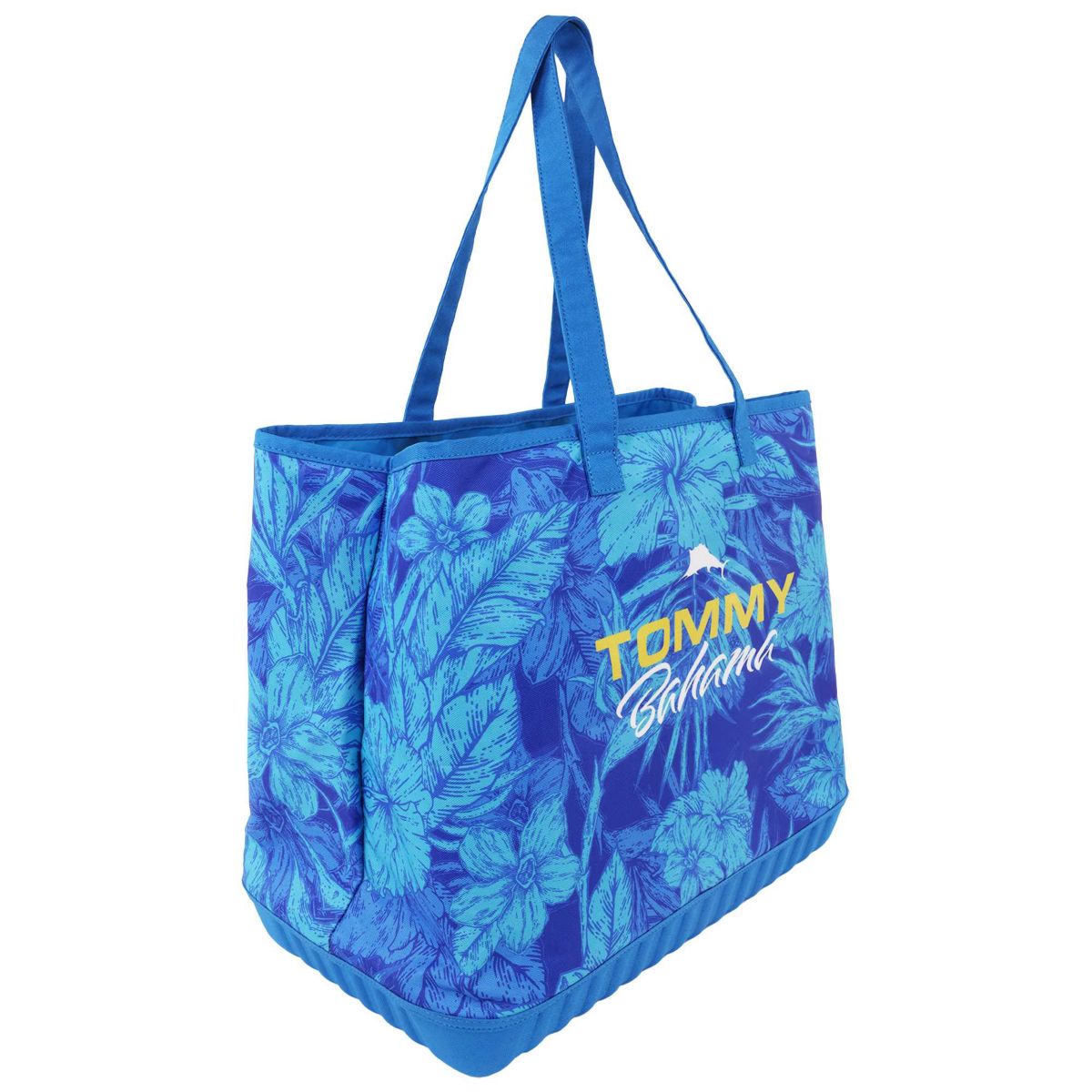 Water-Repellent Tote with Pouch – Tropical Floral Print