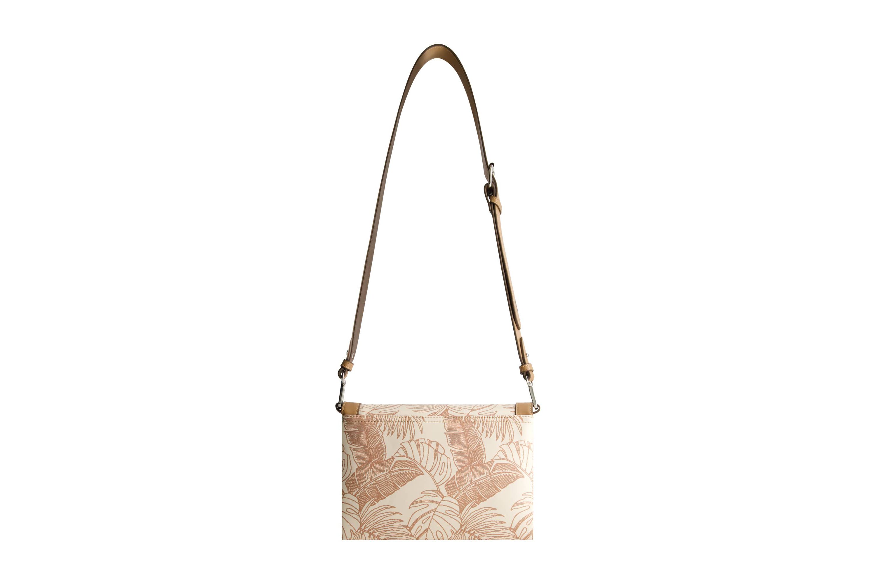 Tommy Bahama Graphic Leaf Print City Messenger Bag