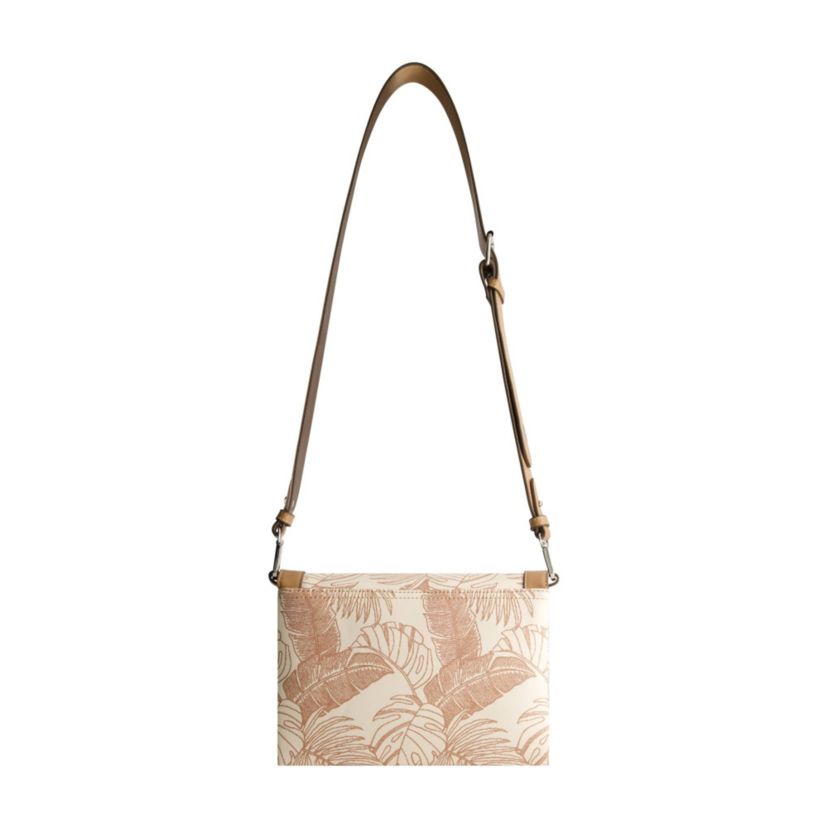 Tommy Bahama Graphic Leaf Print City Messenger Bag
