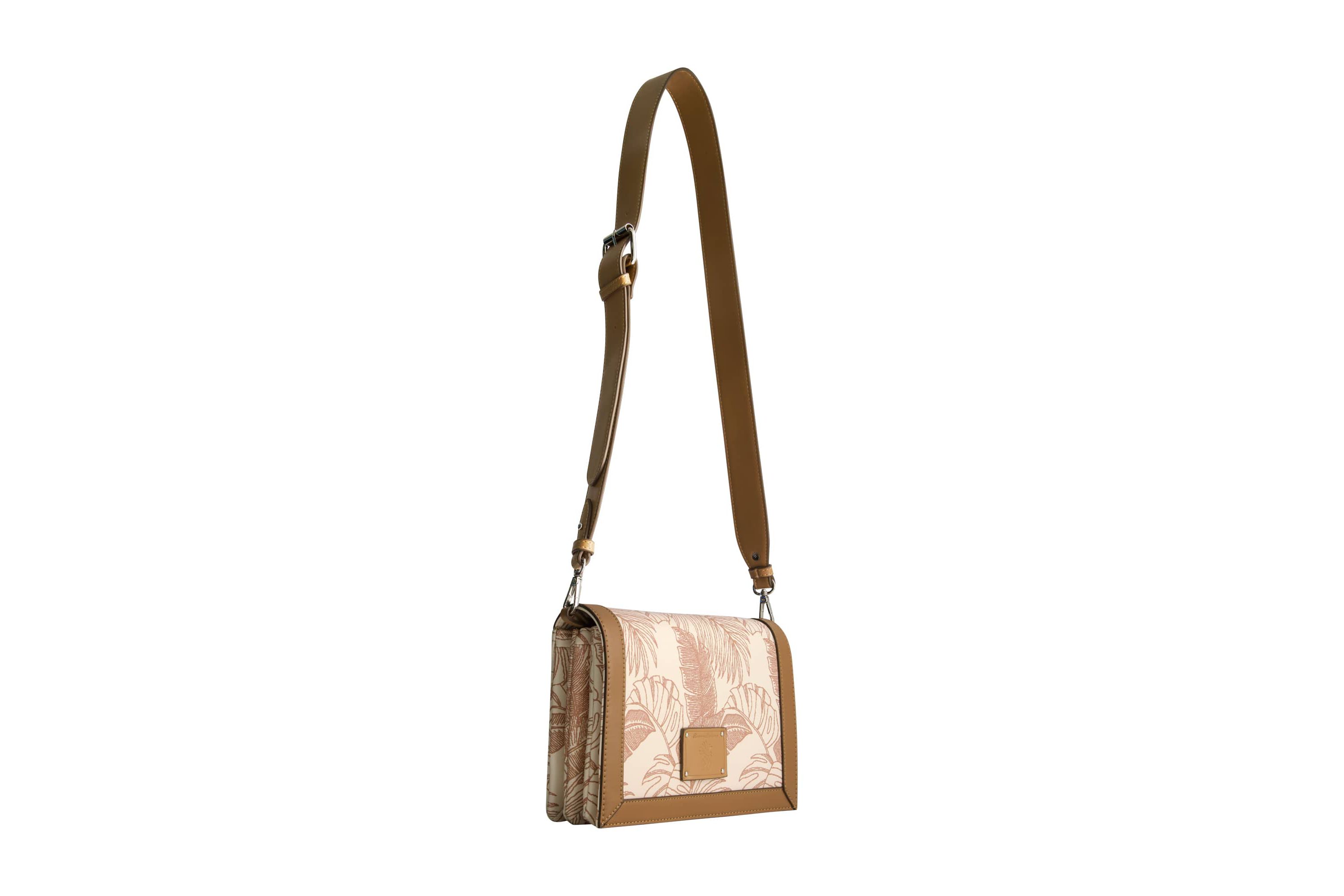 Tommy Bahama Graphic Leaf Print City Messenger Bag