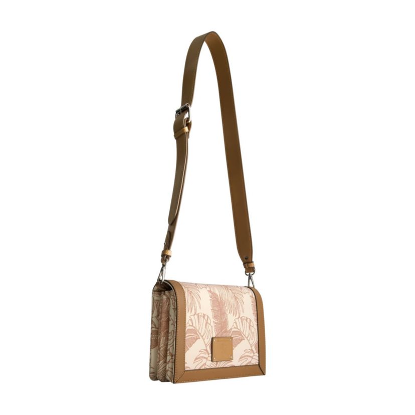 Tommy Bahama Graphic Leaf Print City Messenger Bag
