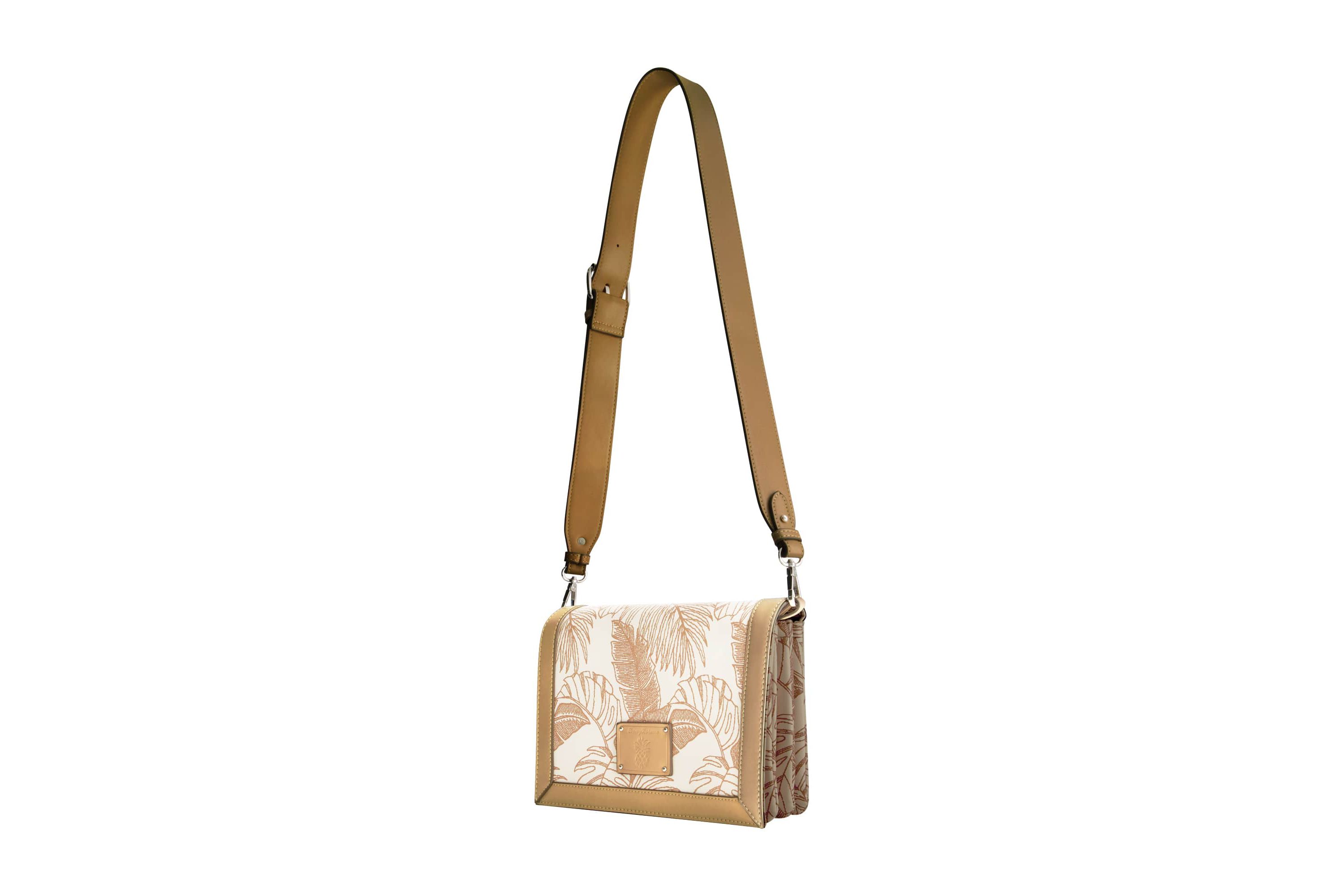 Tommy Bahama Graphic Leaf Print City Messenger Bag