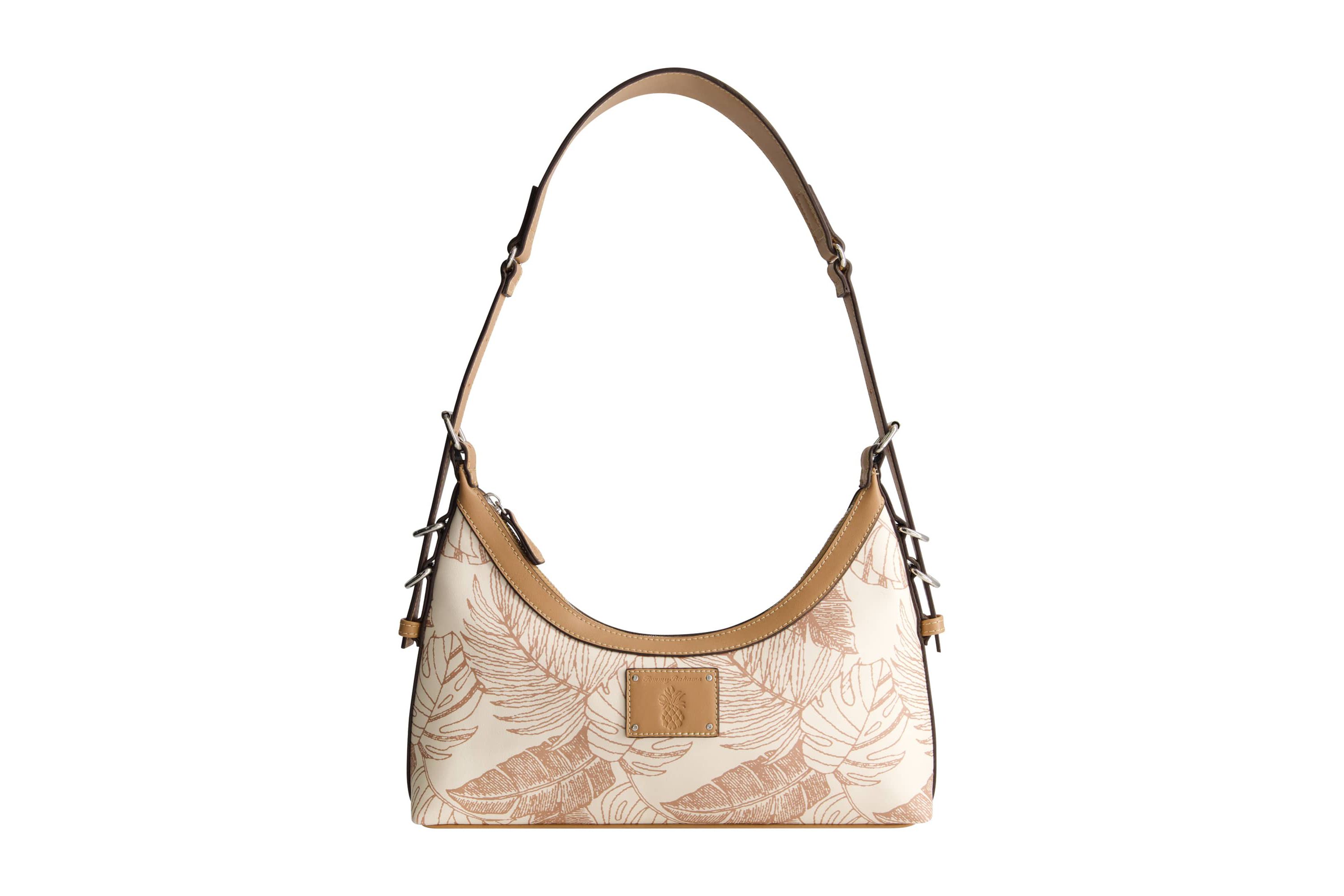 Tommy Bahama Graphic Leaf Print City Hobo