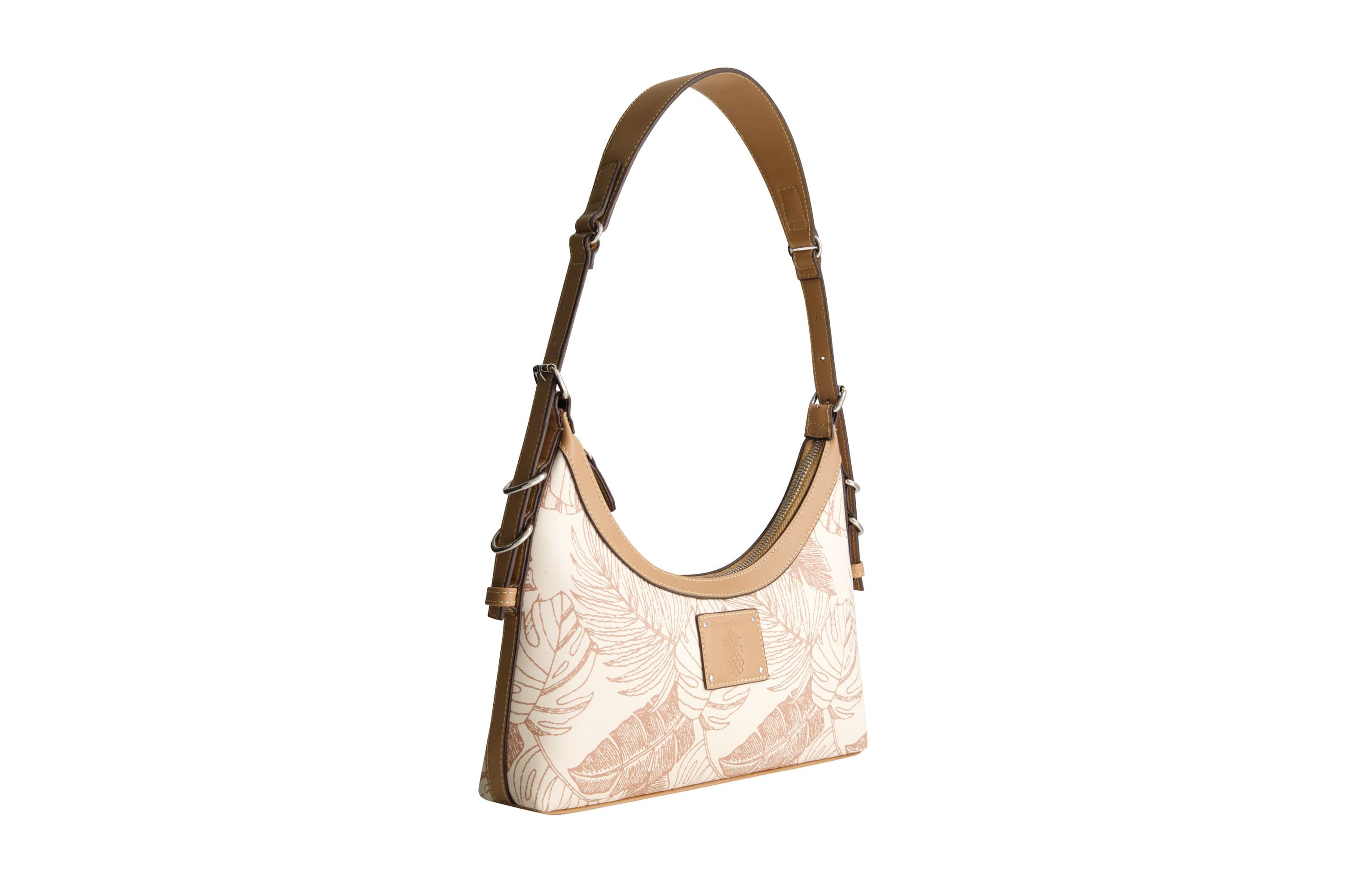 Tommy Bahama Graphic Leaf Print City Hobo