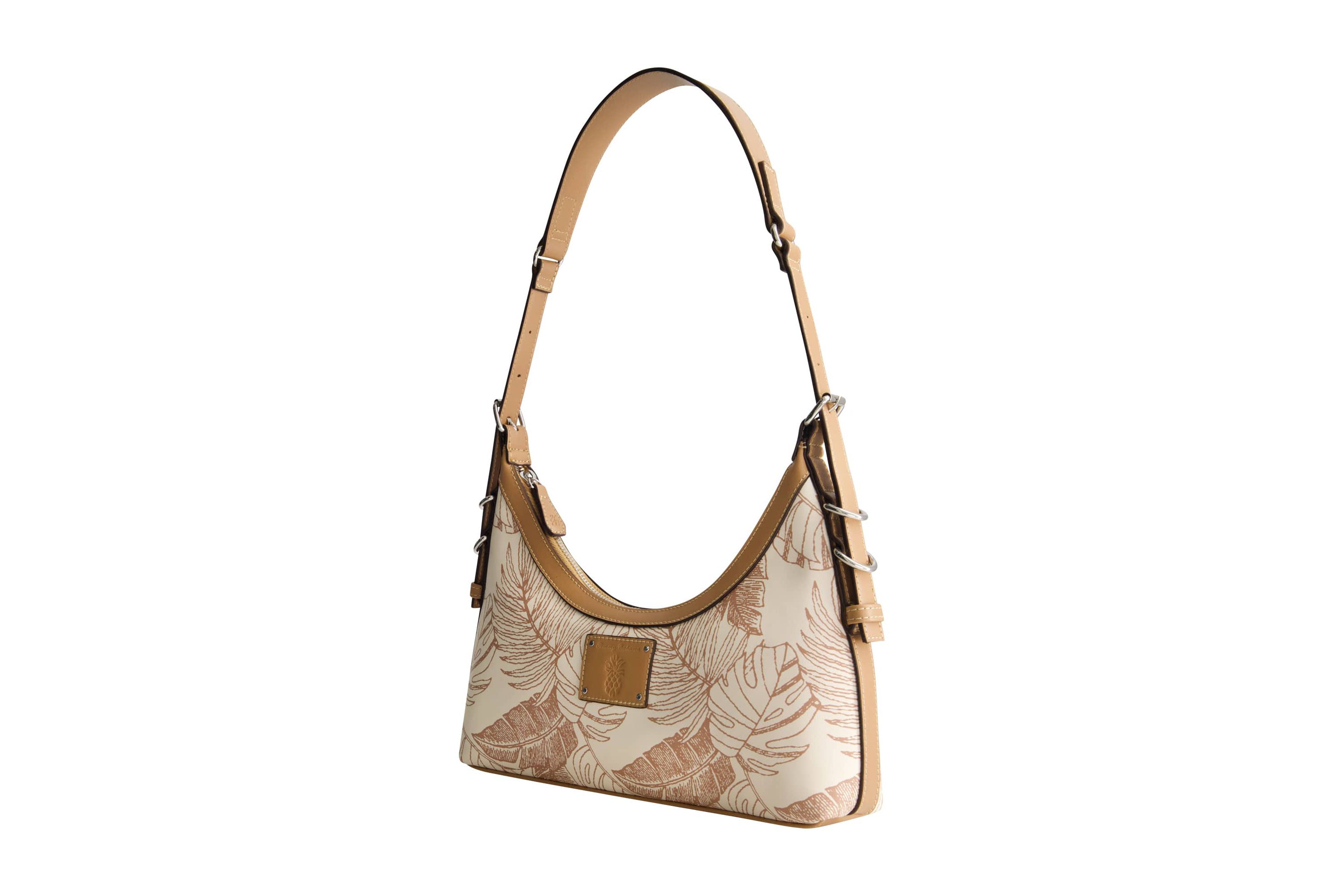 Tommy Bahama Graphic Leaf Print City Hobo