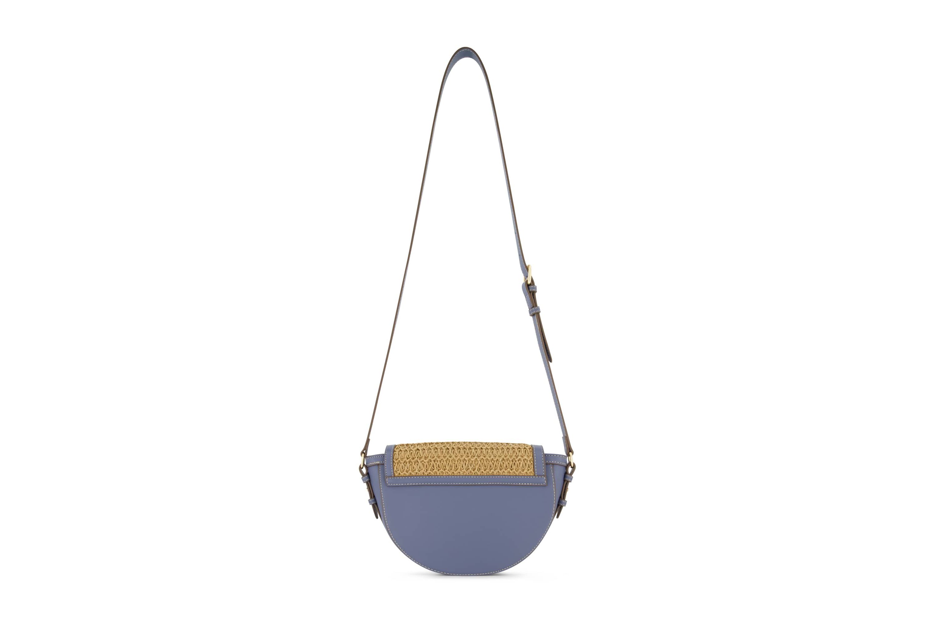 Tommy Bahama Raffia/PU Crossbody Flap Bag