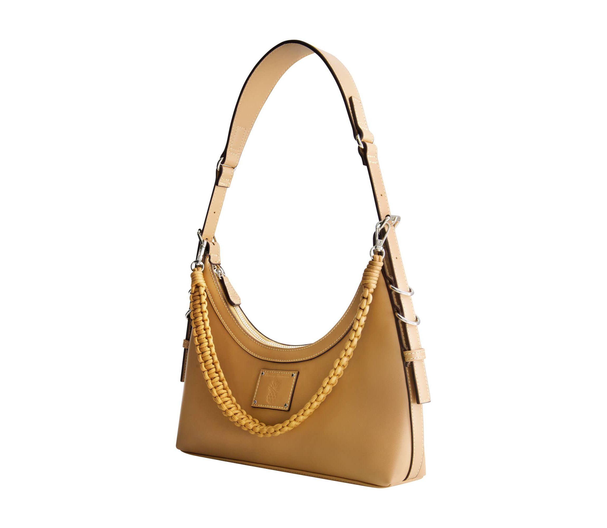 Tommy Bahama Debossed Logo Zip-Top Hobo Bag