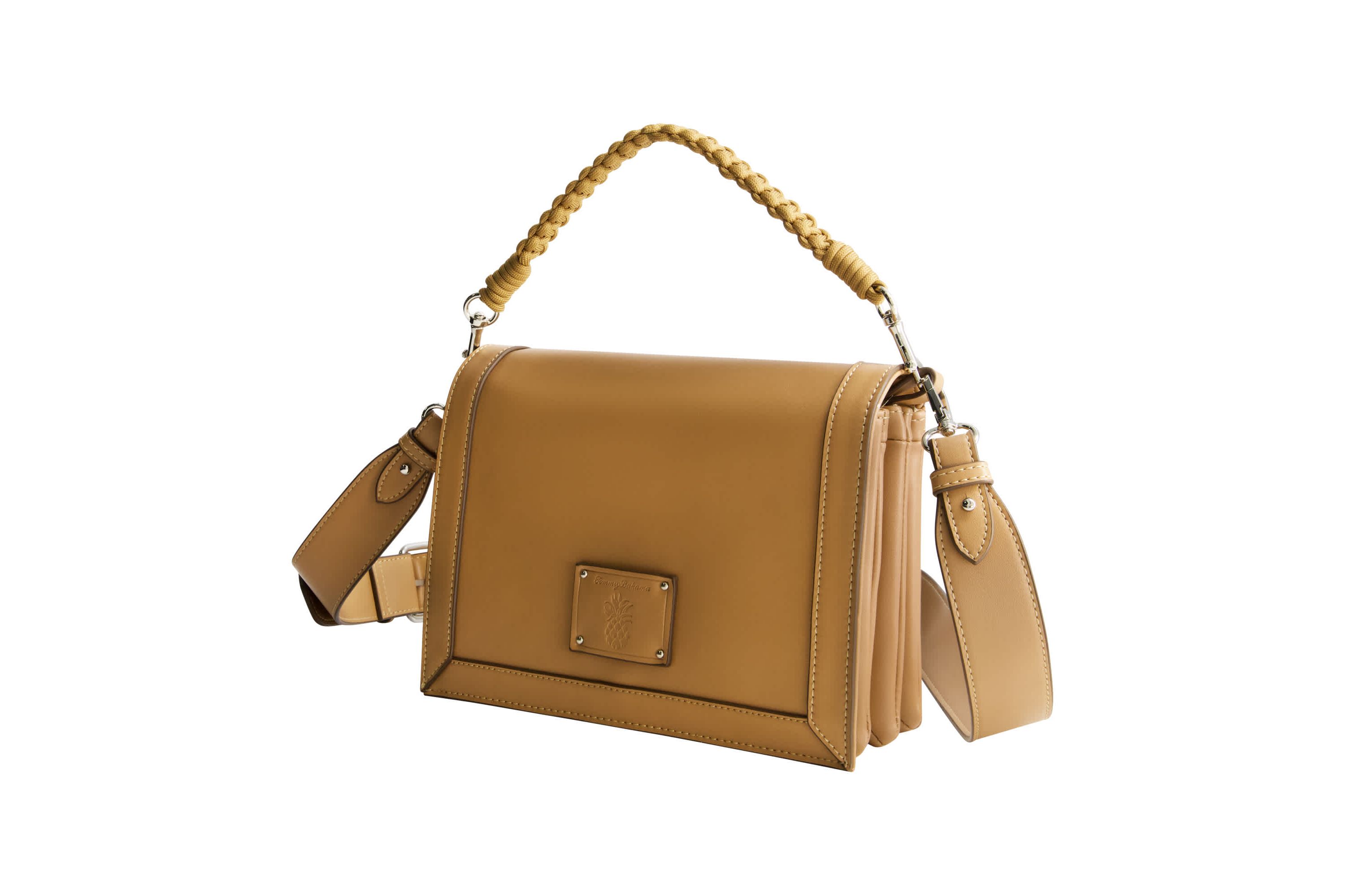Tommy Bahama Debossed Logo Flat Messenger Bag