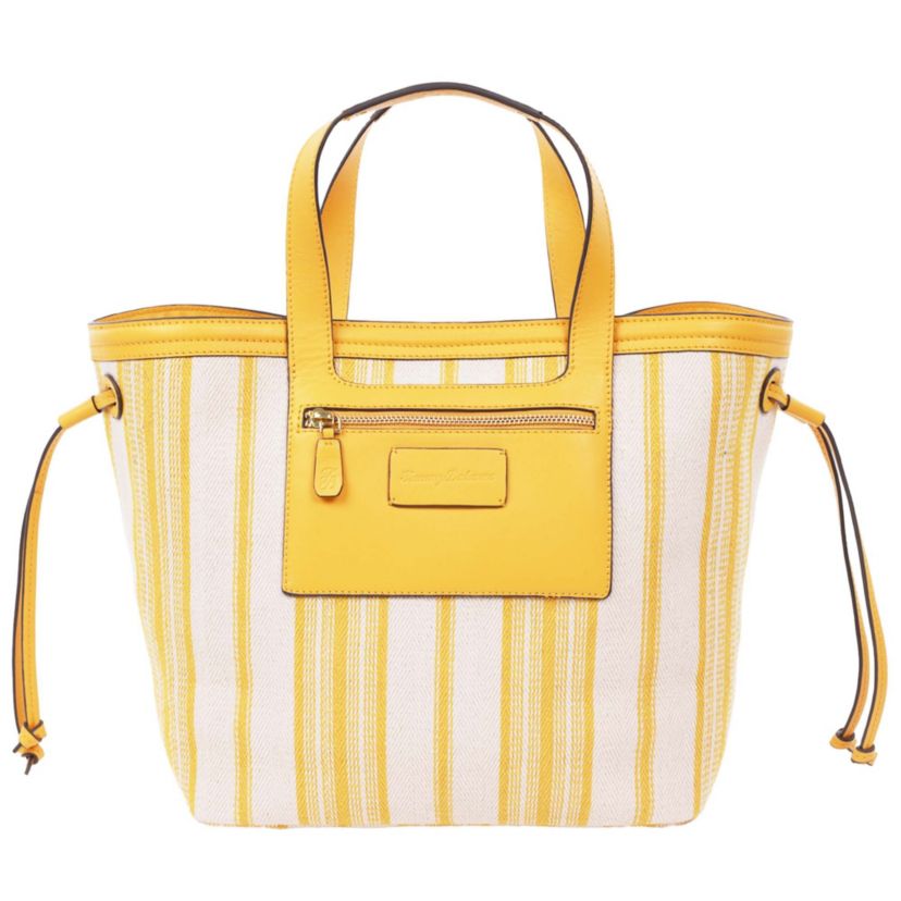 Canvas Stripe Large Tote