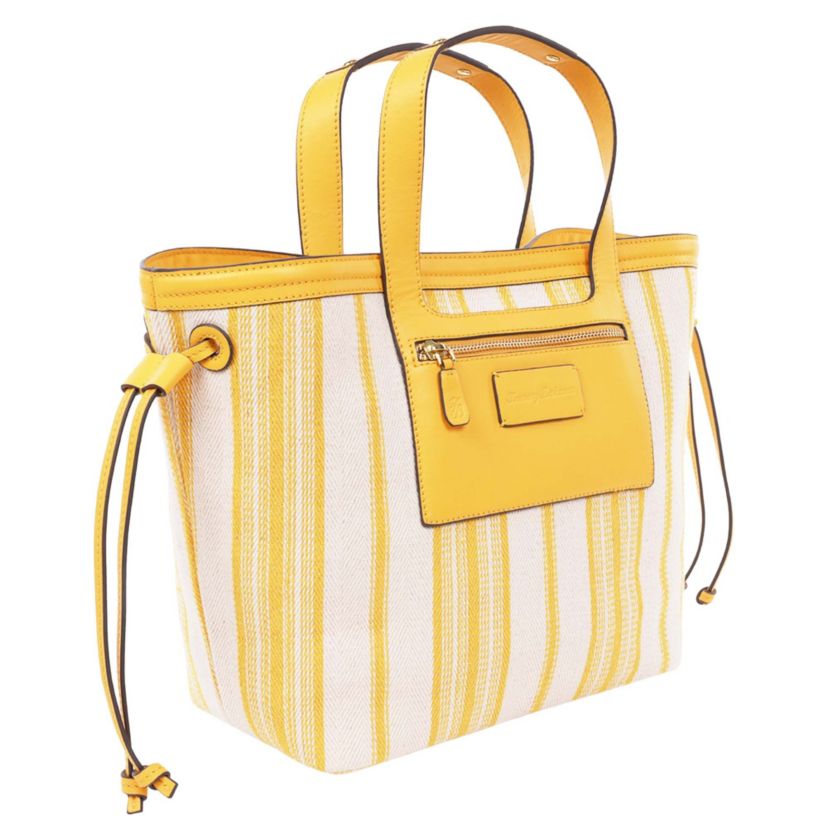 Canvas Stripe Large Tote
