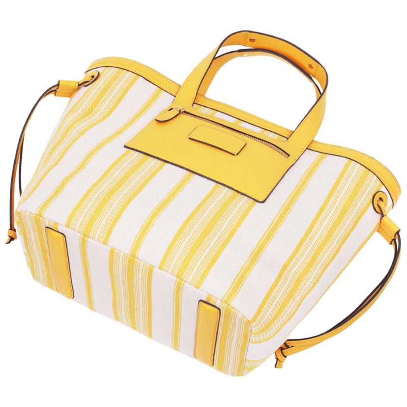 Canvas Stripe Large Tote