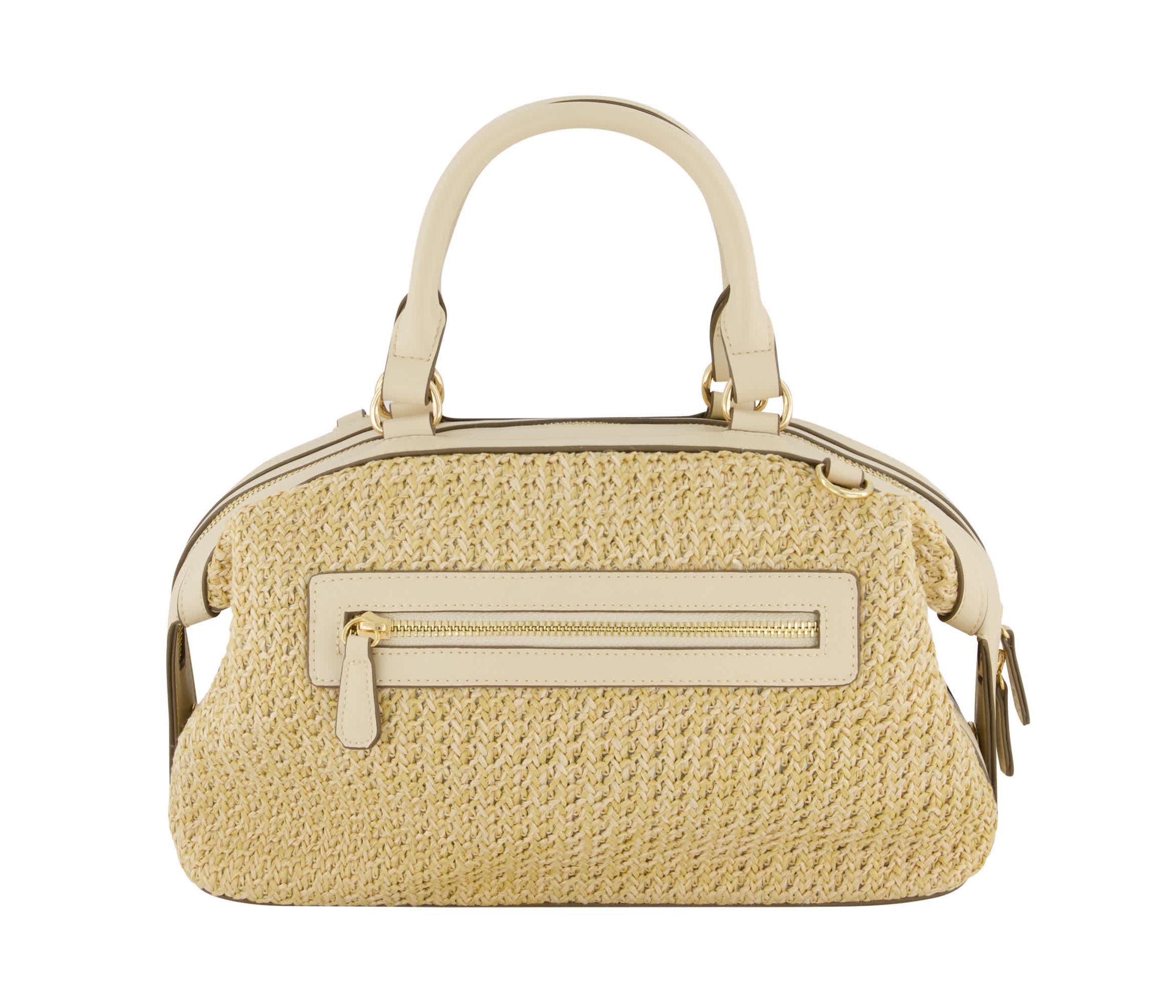 Tommy Bahama Flamingo Embroidery Satchel