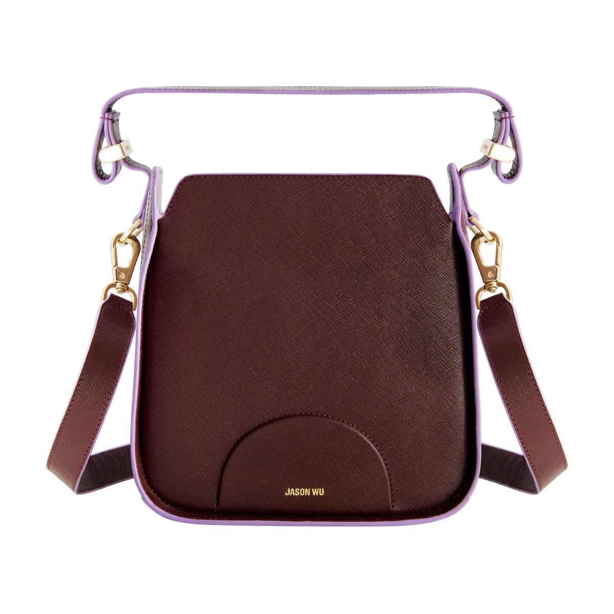 Jason Wu Convertible Shoulder Bag – Classic Elegance with a Modern Touch - Grape