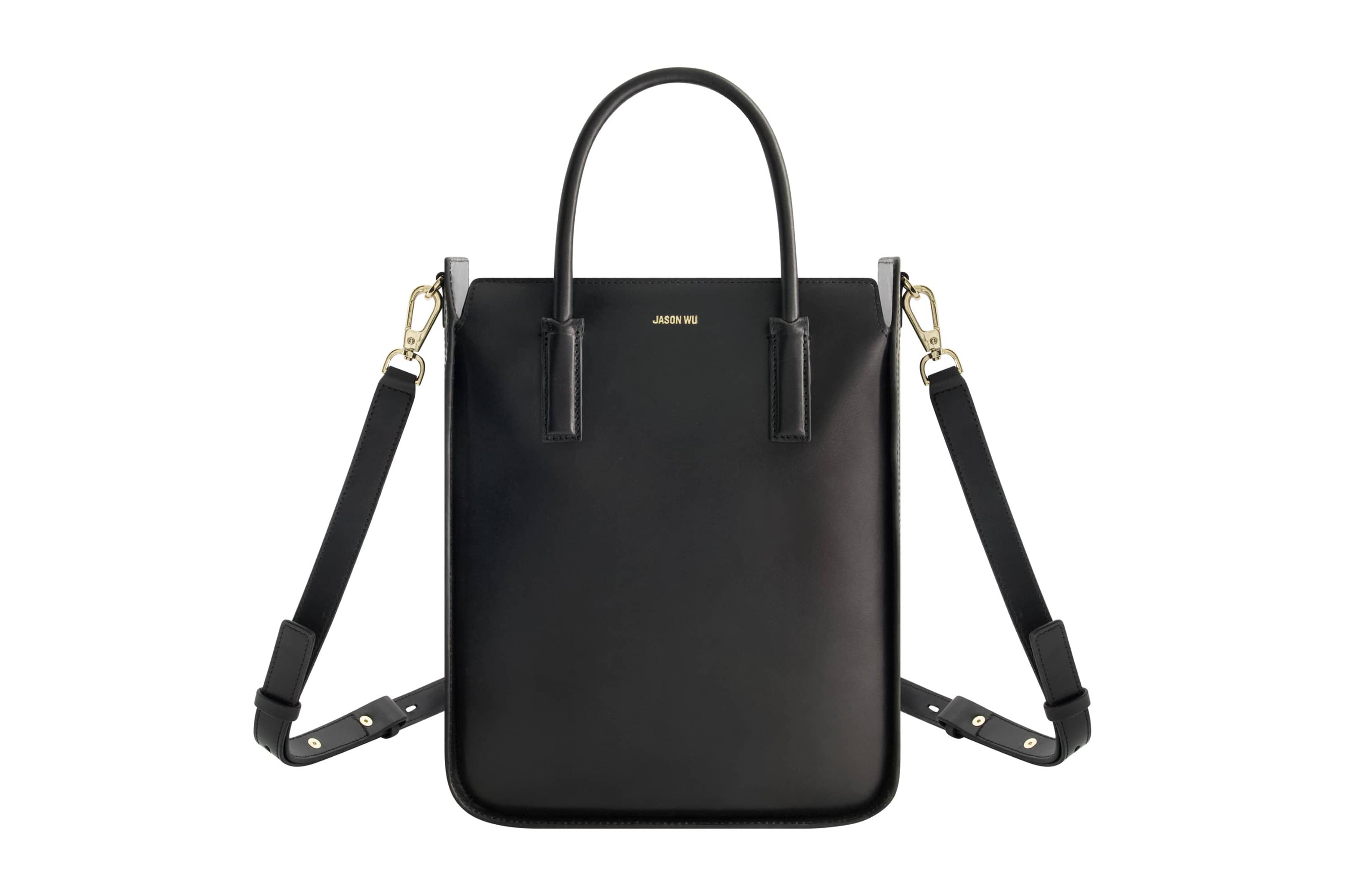 Jason Wu Structured Tote Bag with Gold Hardware and Zip Closure