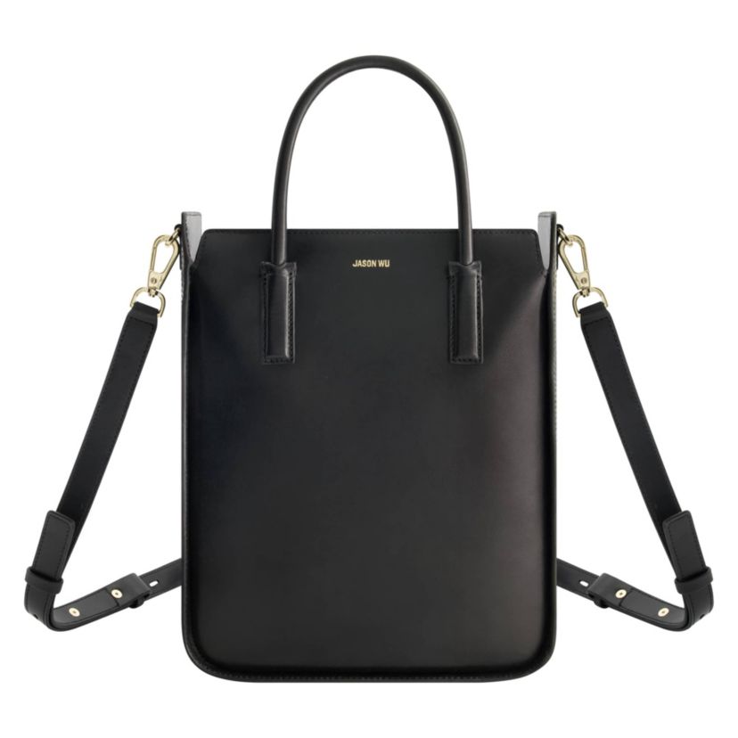 Jason Wu Structured Tote Bag with Gold Hardware and Zip Closure
