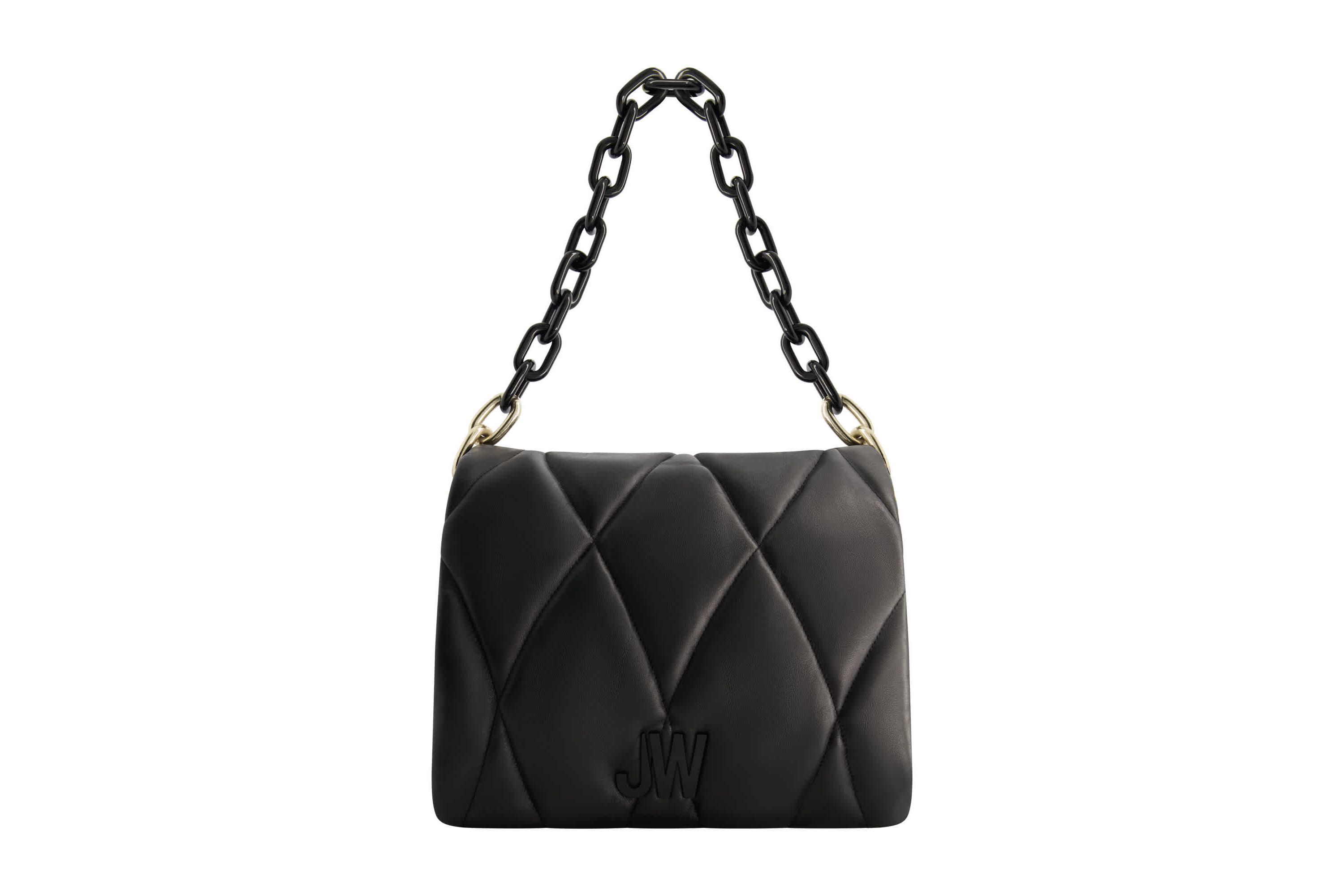 Jason Wu Quilted Chain Shoulder Bag with JW Logo