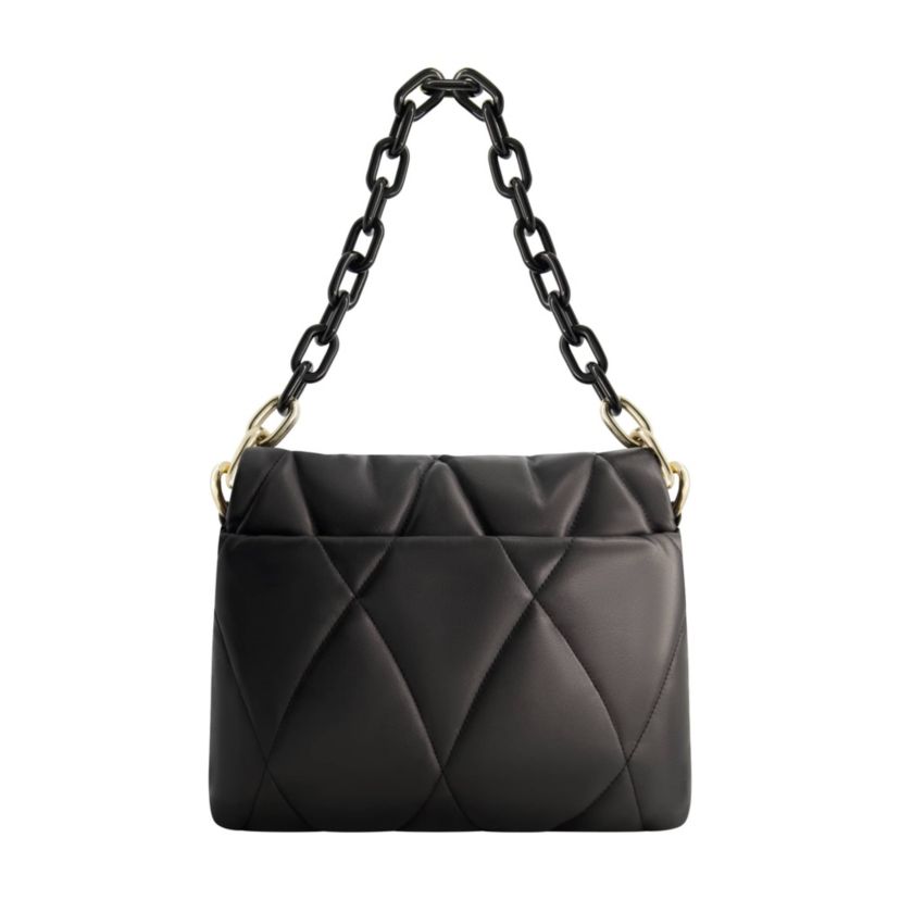 Jason Wu Quilted Chain Shoulder Bag with JW Logo
