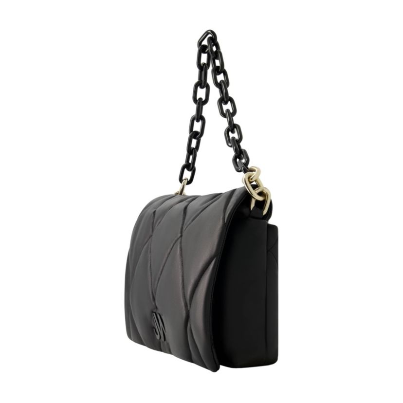 Jason Wu Quilted Chain Shoulder Bag with JW Logo