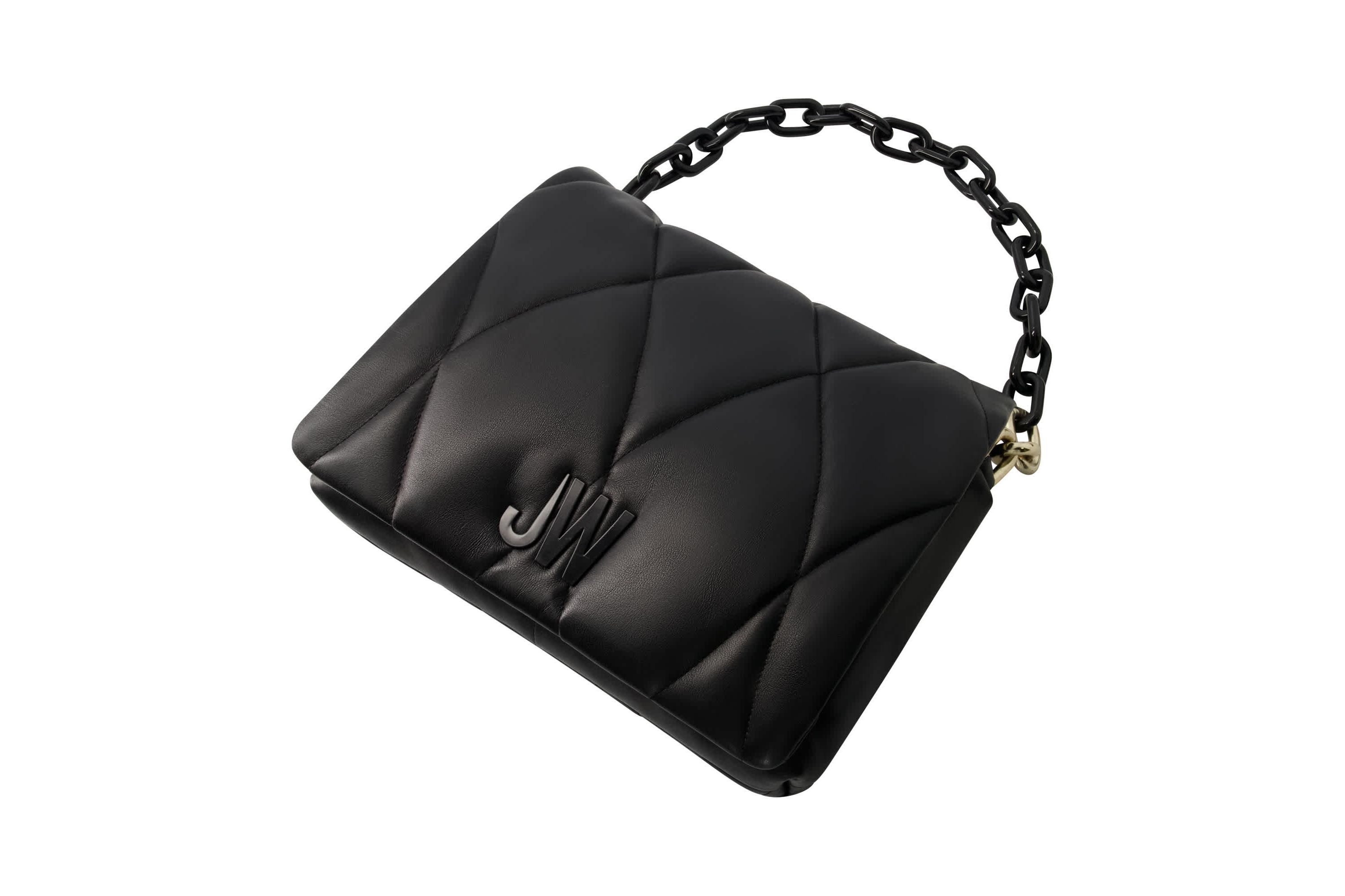 Jason Wu Quilted Chain Shoulder Bag with JW Logo