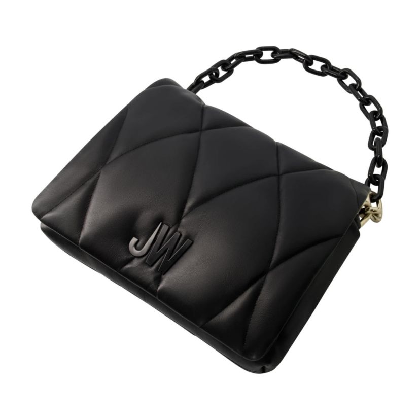Jason Wu Quilted Chain Shoulder Bag with JW Logo