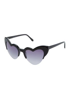 Draper James Women's Charming Classics Cat Eye Sunglasses, Black