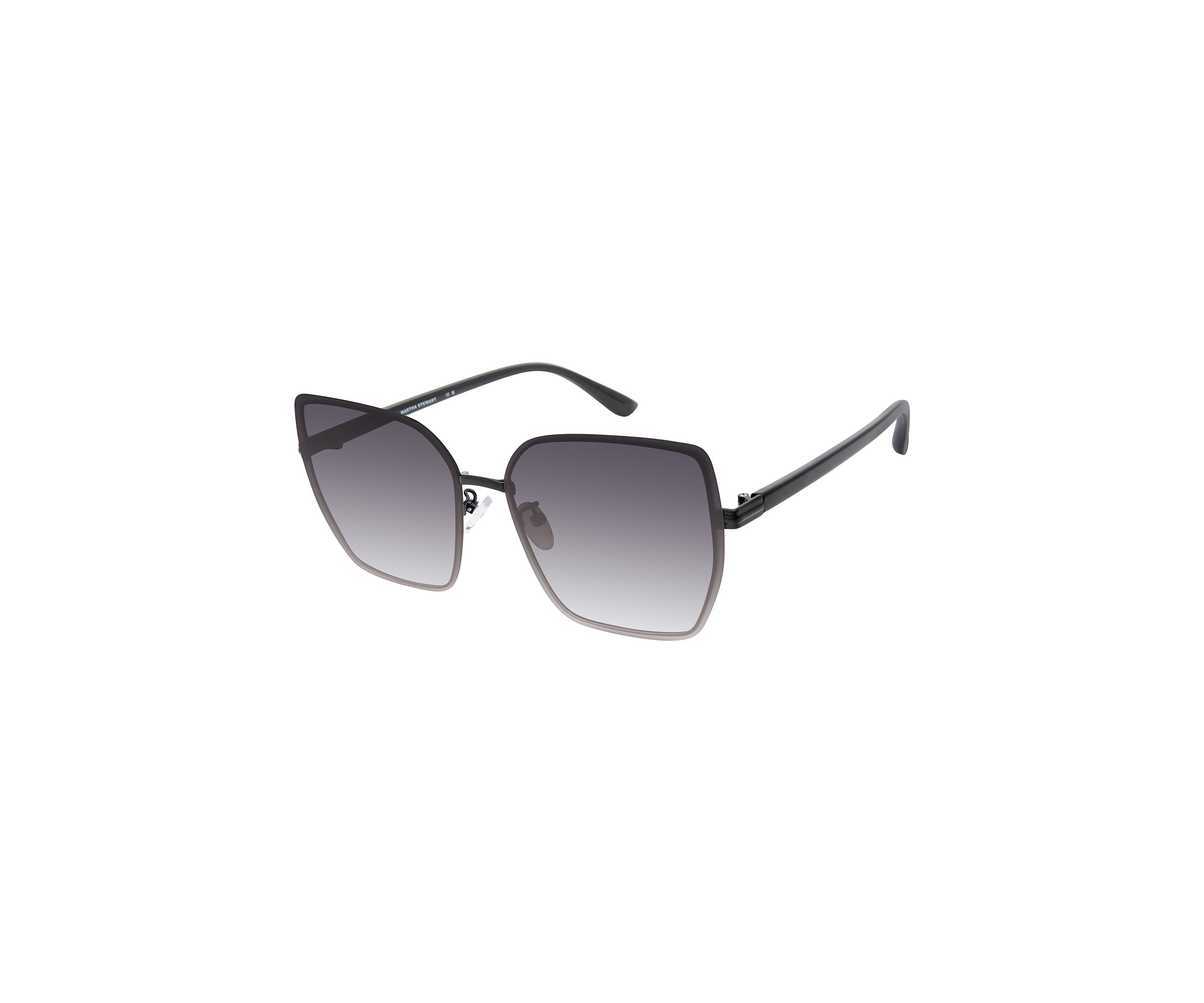 Metal Backframe Square Sunglasses