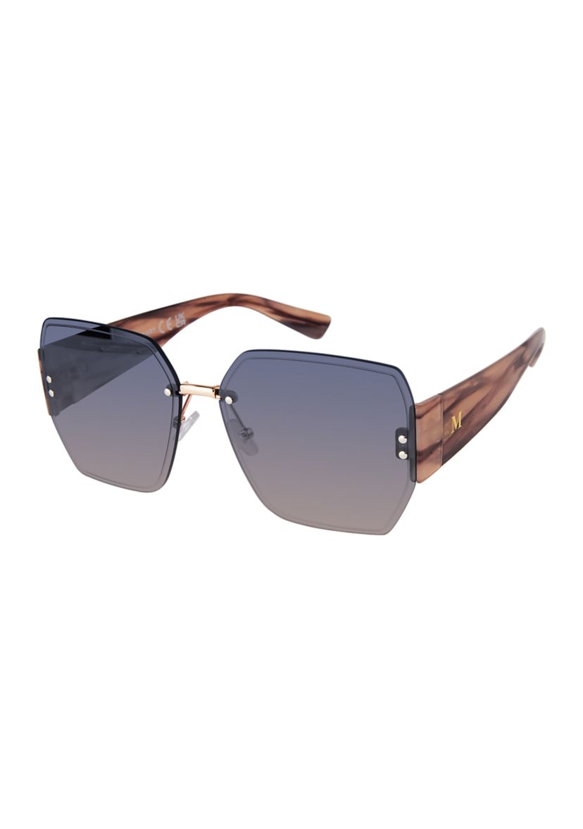 Rimless Square Sunglasses 
