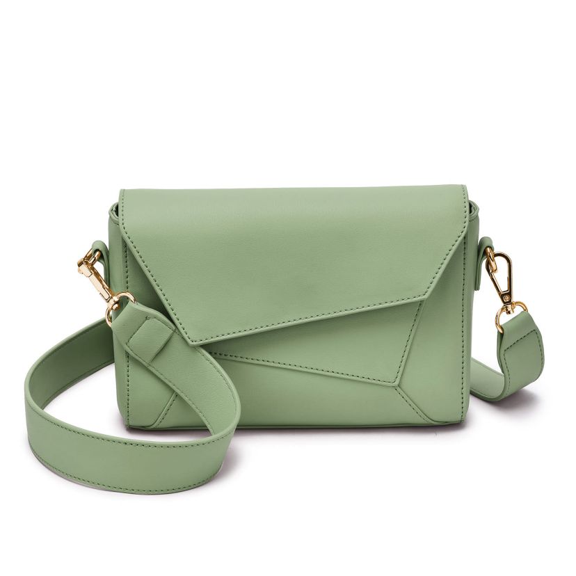 Sylvie Geometric Flap Crossbody Bag