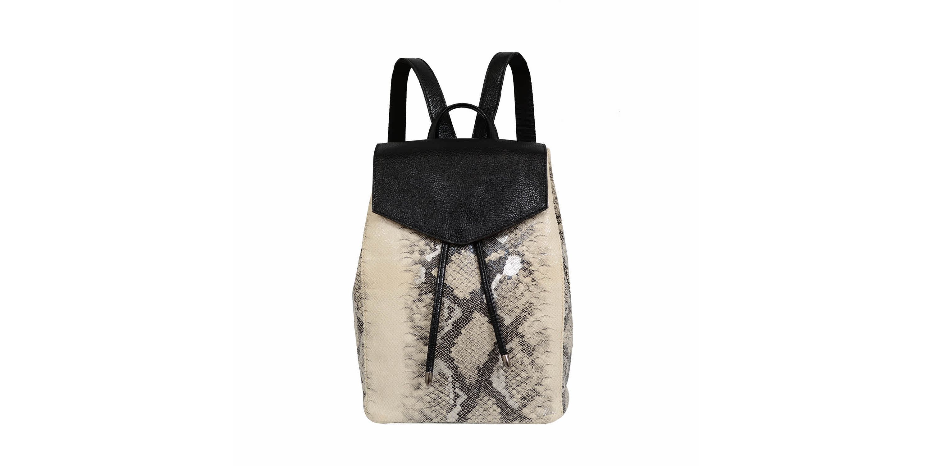 Karai Snake Skin Embossed Backpack