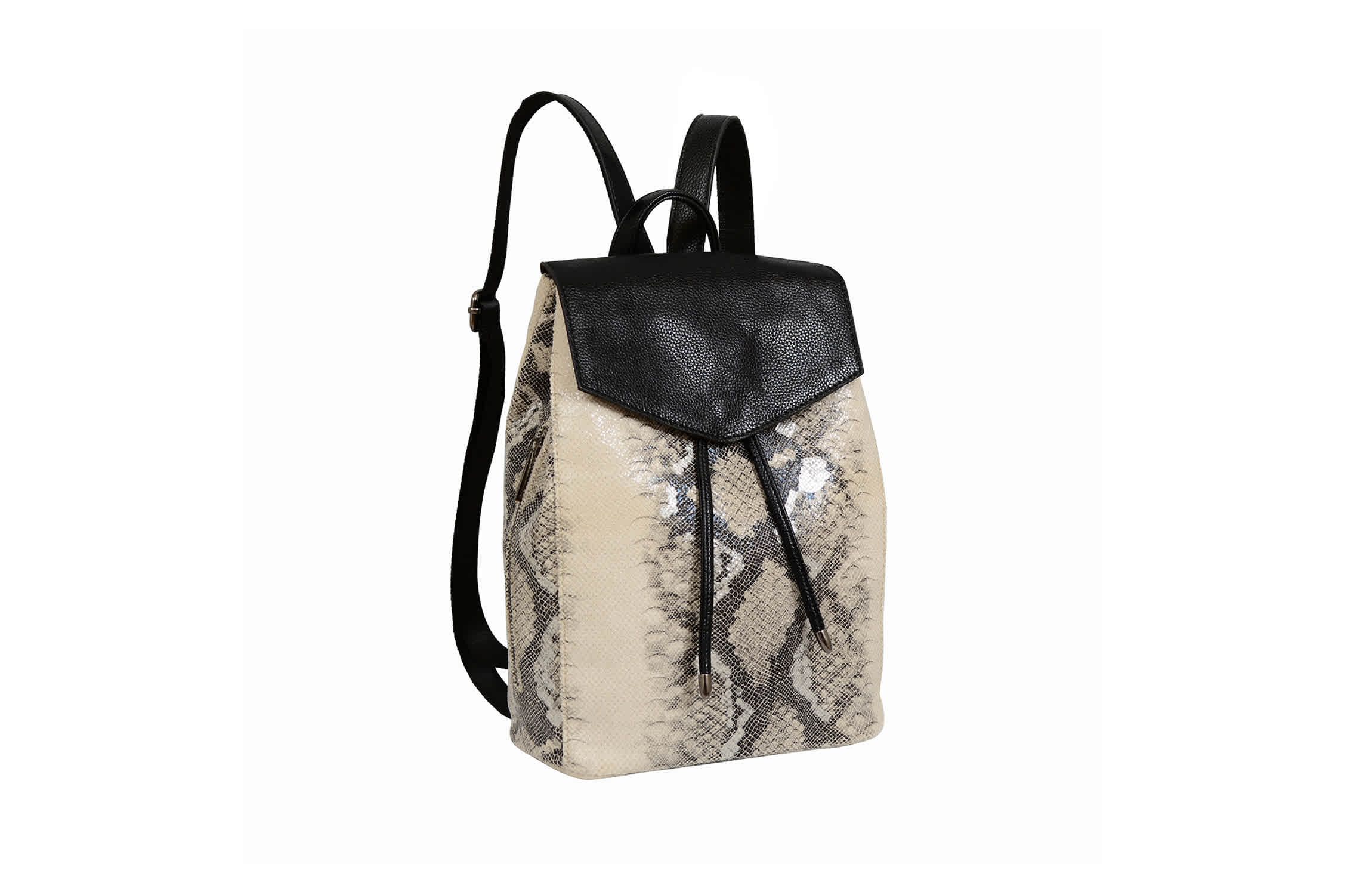 Karai Snake Skin Embossed Backpack