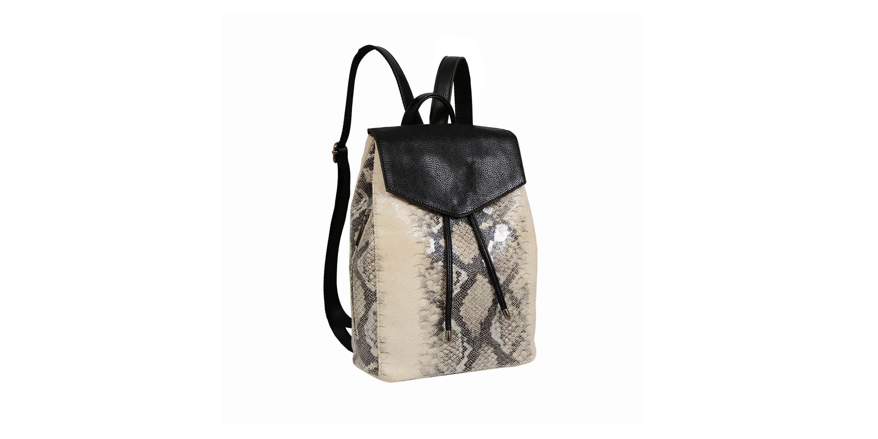 Karai Snake Skin Embossed Backpack
