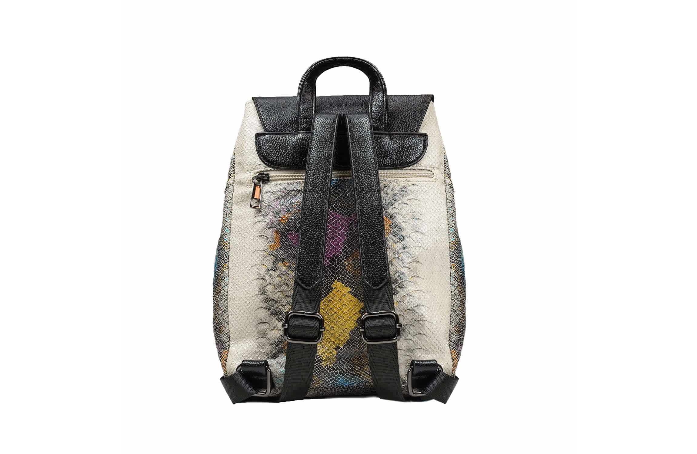 Karai Snake Skin Embossed Backpack