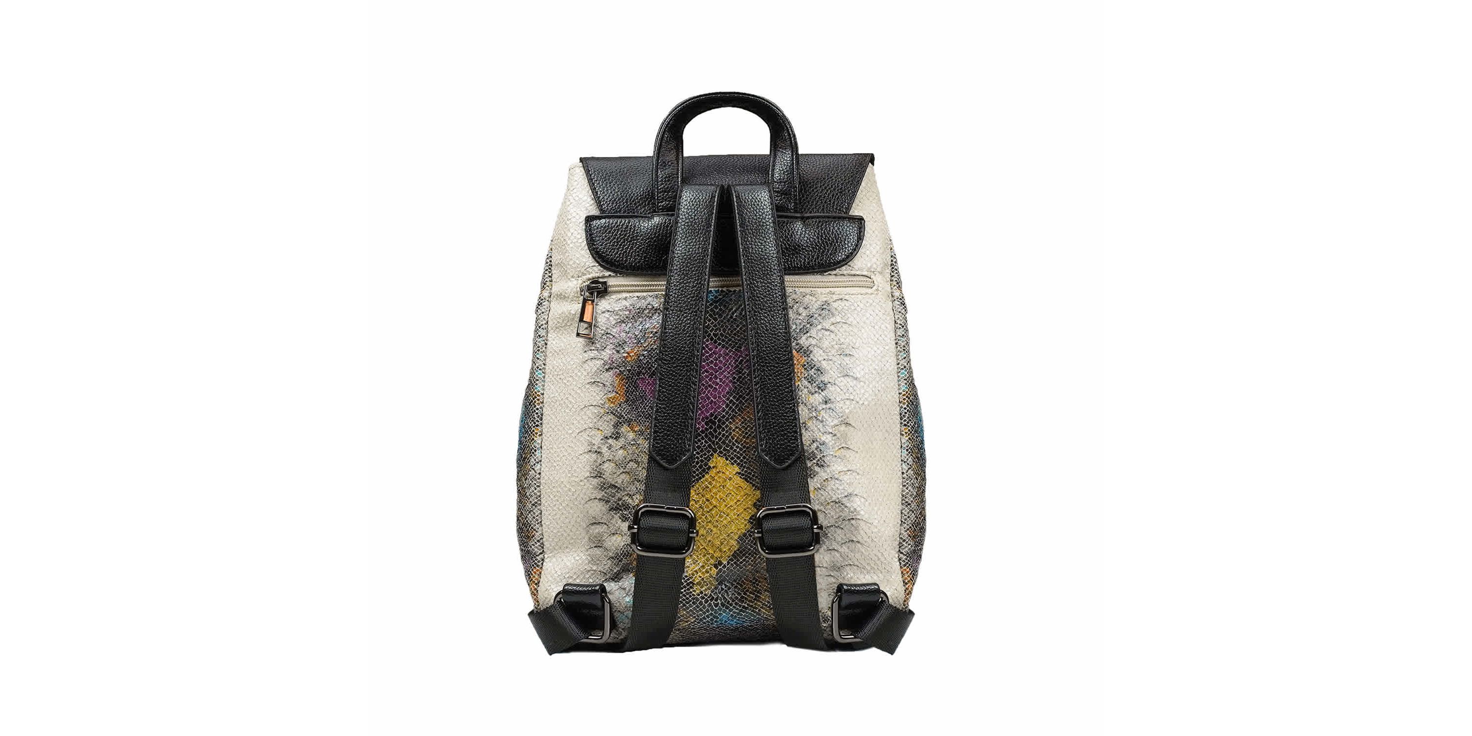 Karai Snake Skin Embossed Backpack