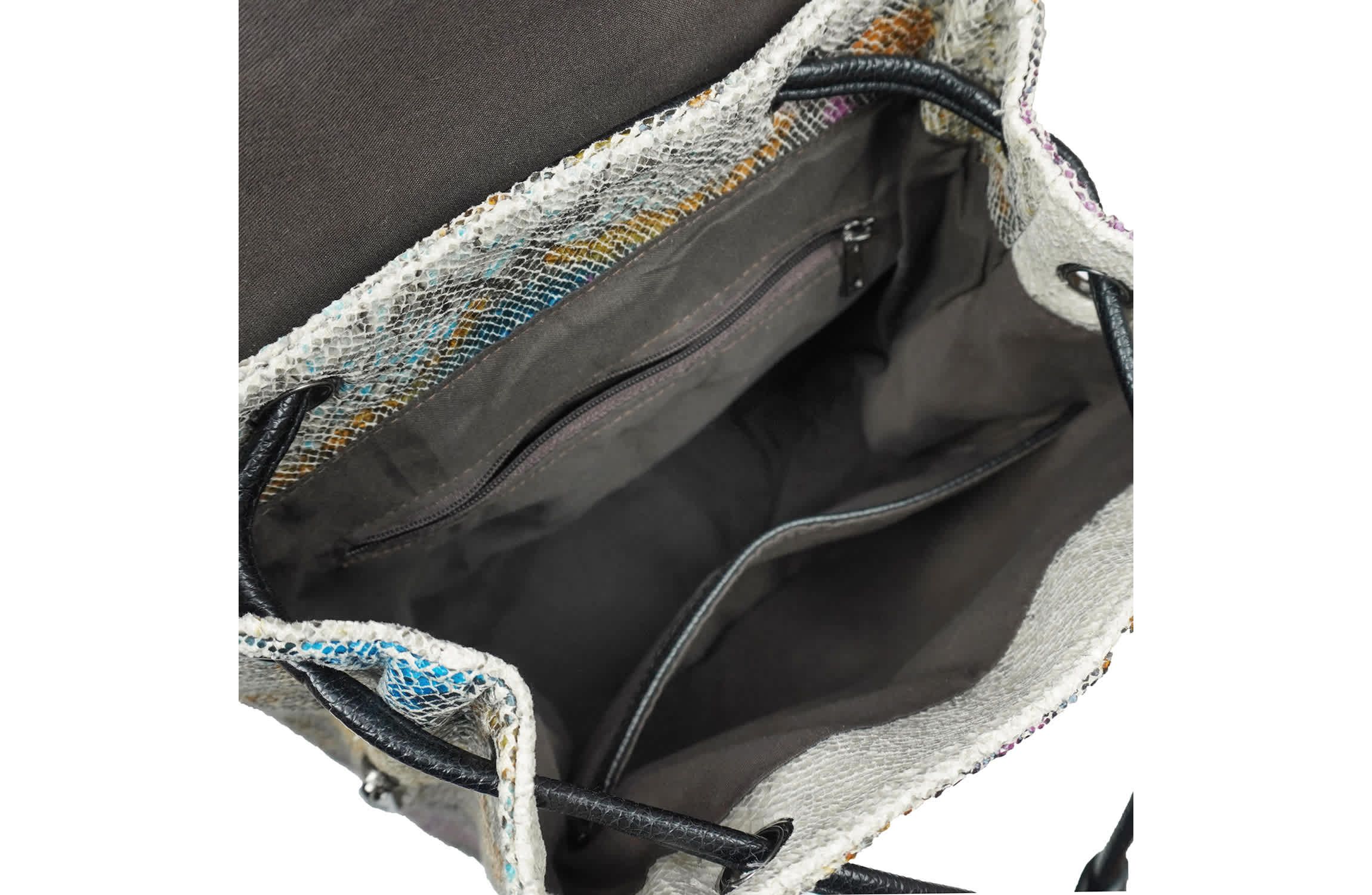 Karai Snake Skin Embossed Backpack