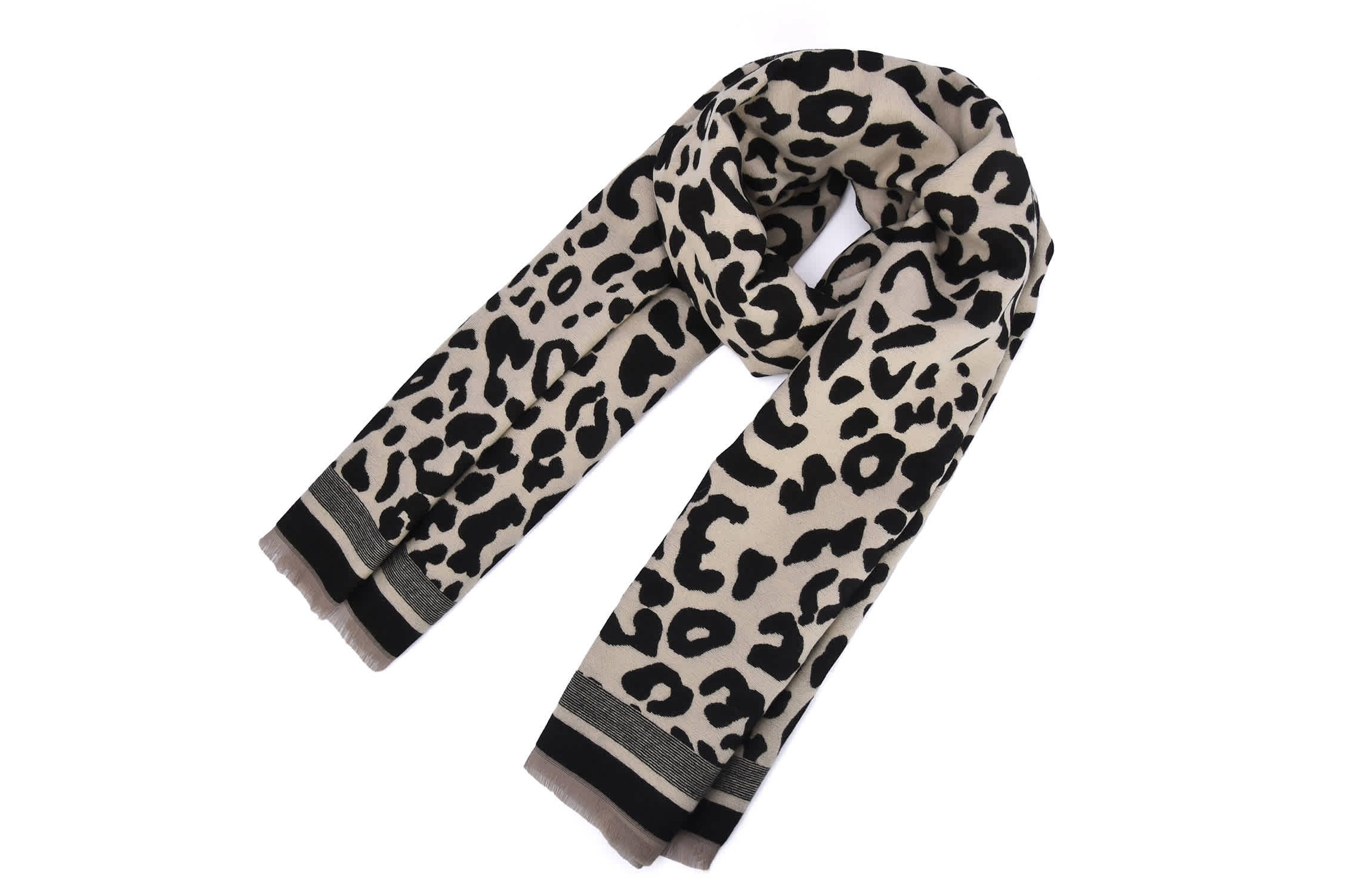 Womens Oversized Animal Print Scarf