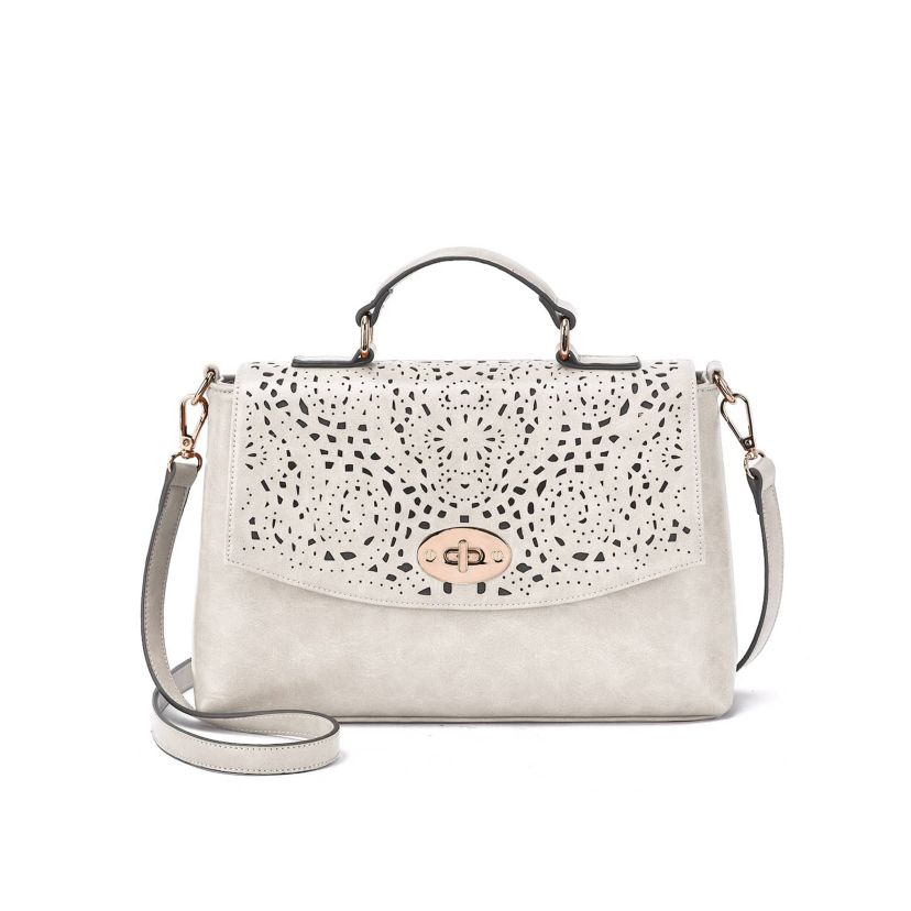 Quinn Perforated Crossbody