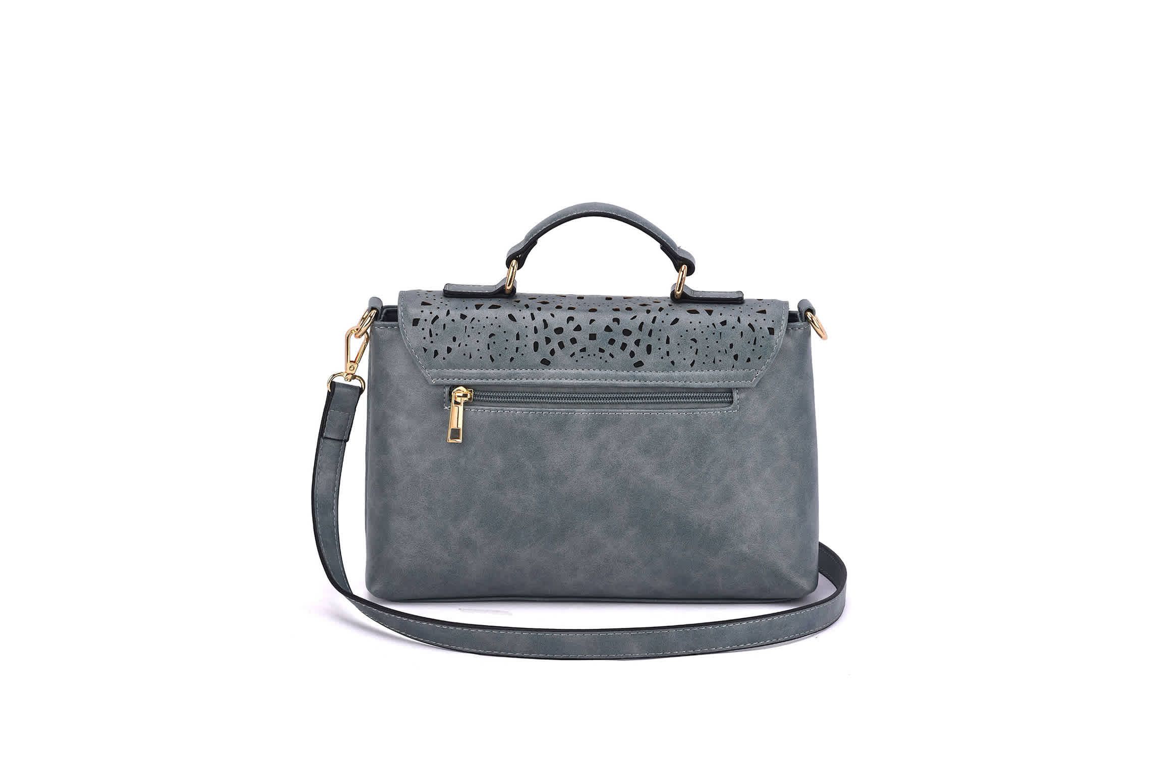 Quinn Perforated Crossbody