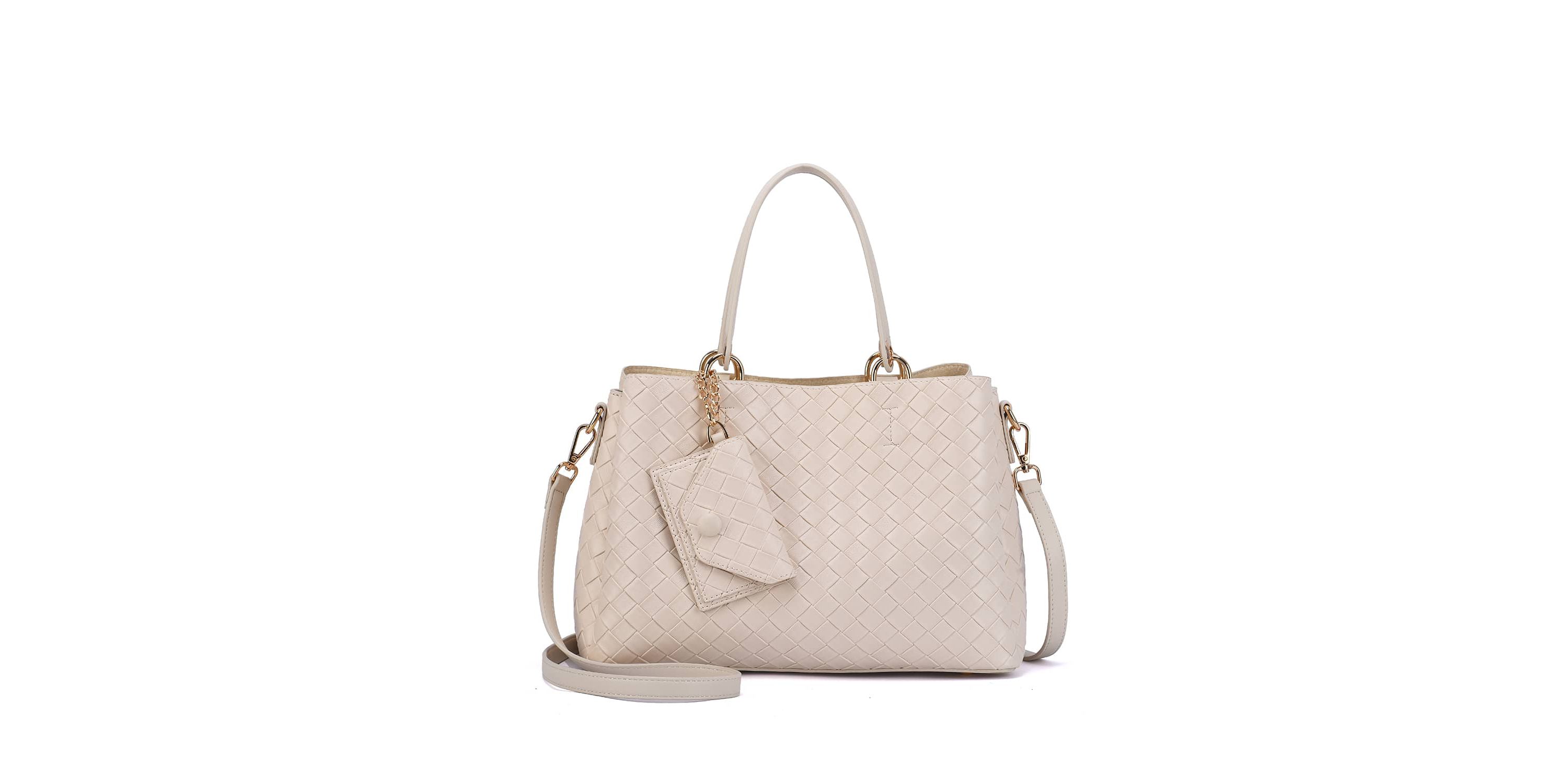 Maeve Woven Embossed Satchel