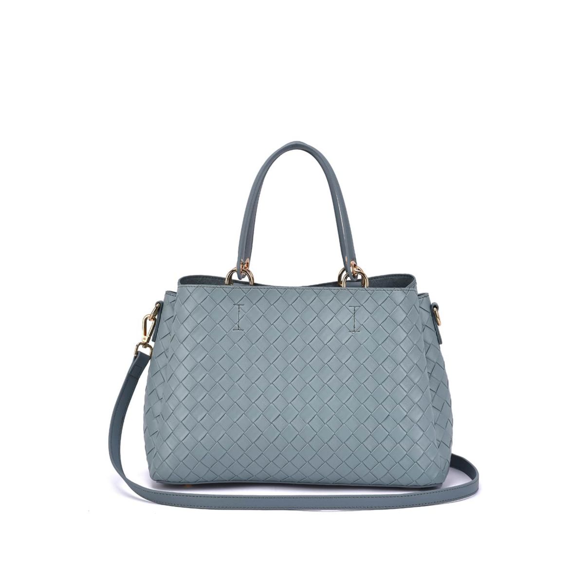 Maeve Woven Embossed Satchel