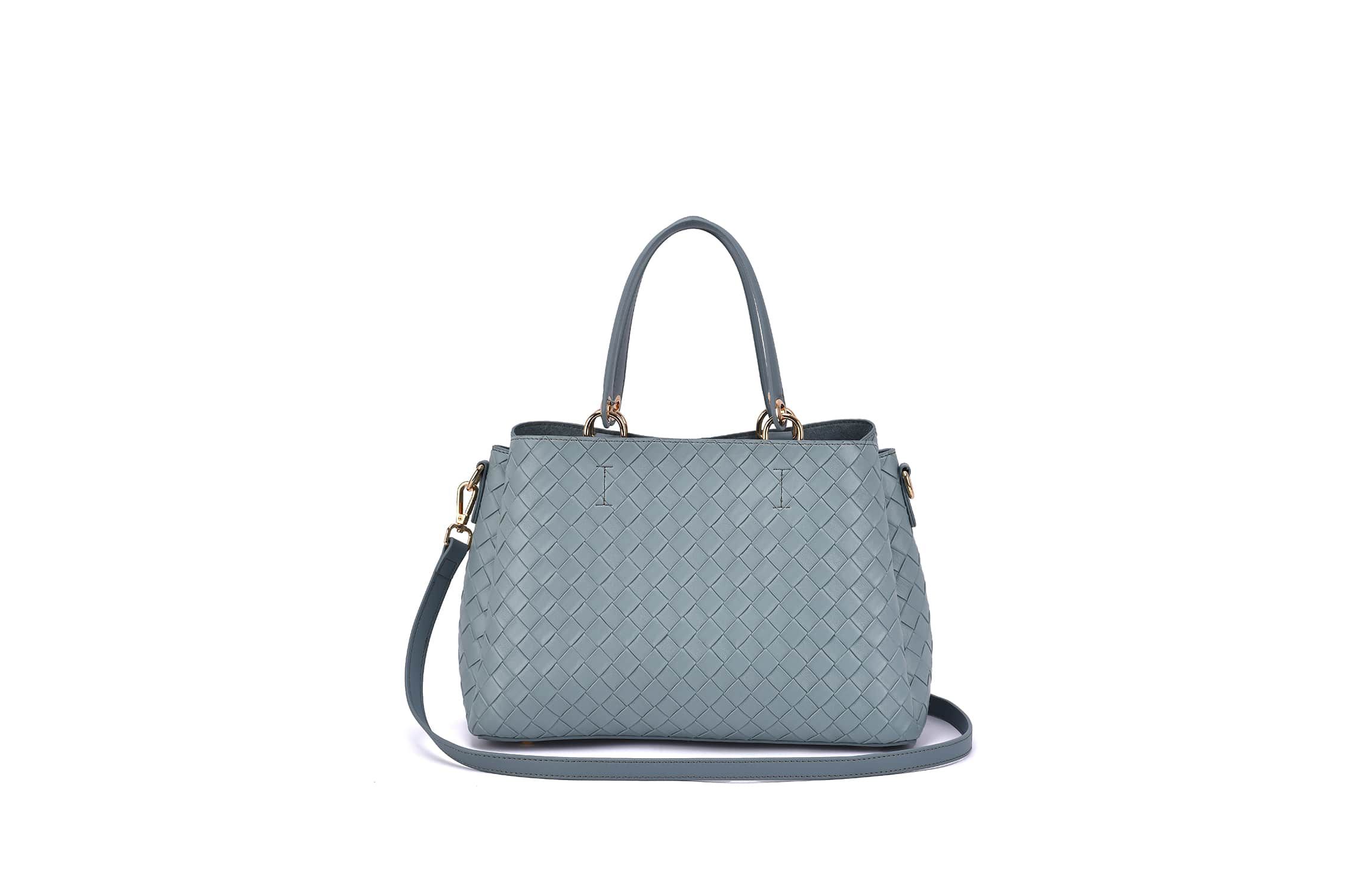 Maeve Woven Embossed Satchel