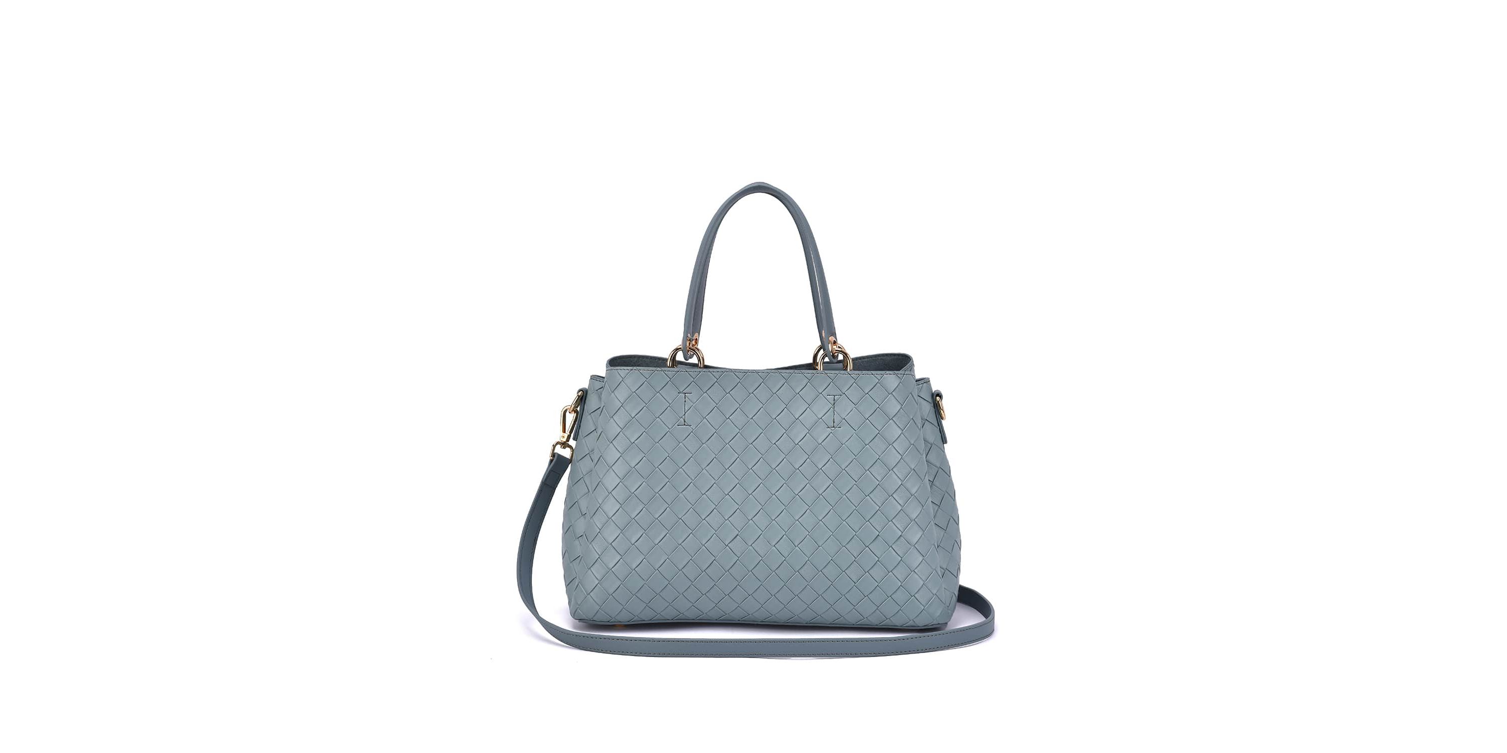 Maeve Woven Embossed Satchel