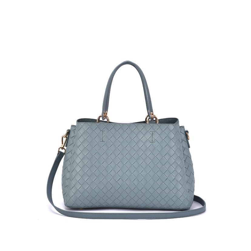 Maeve Woven Embossed Satchel