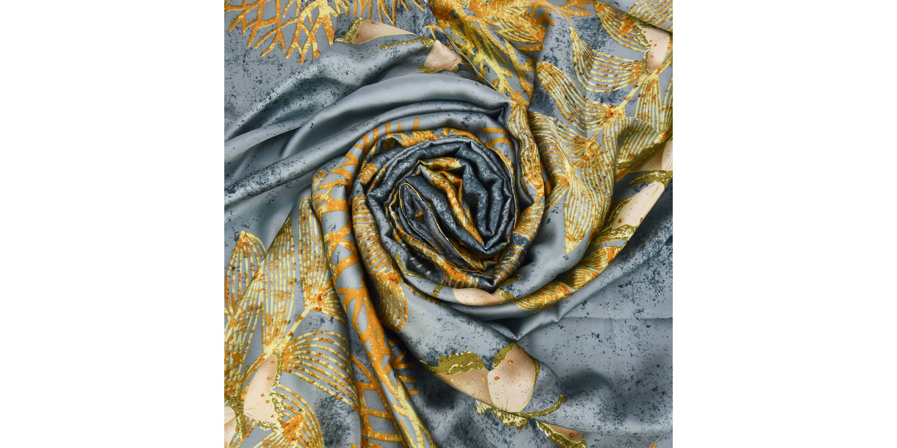 Womens Luxurious Patterned Wrap Scarf